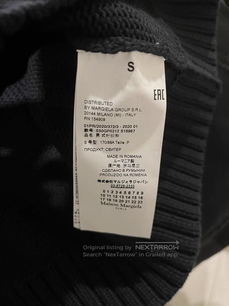 Maison Margiela Maison Margiela Black knitwear Size US S / EU 44-46 / 1 - 4 Thumbnail