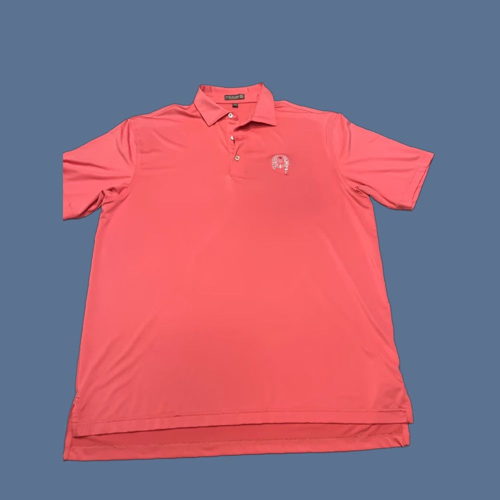 Peter Millar Peter Millar Summer Comfort Polo Shirt Men’s L Pink Short Sleeve Striped Polo Shirt Mens Sports Classic Golf Shirt Size US L / EU 52-54 / 3 - 1 Thumbnail