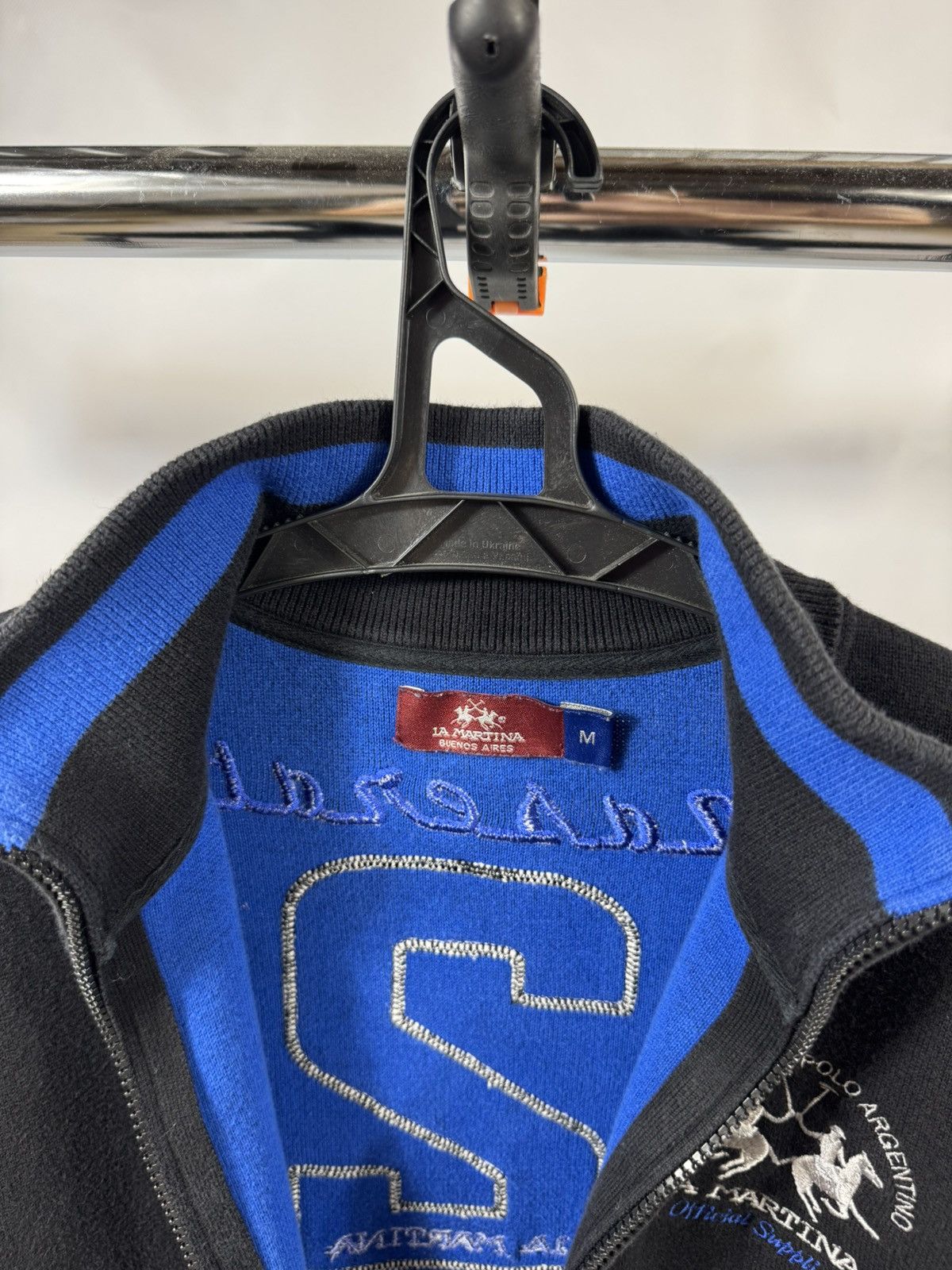 Vintage La Martina Maserati #2 Double Zip Sweater