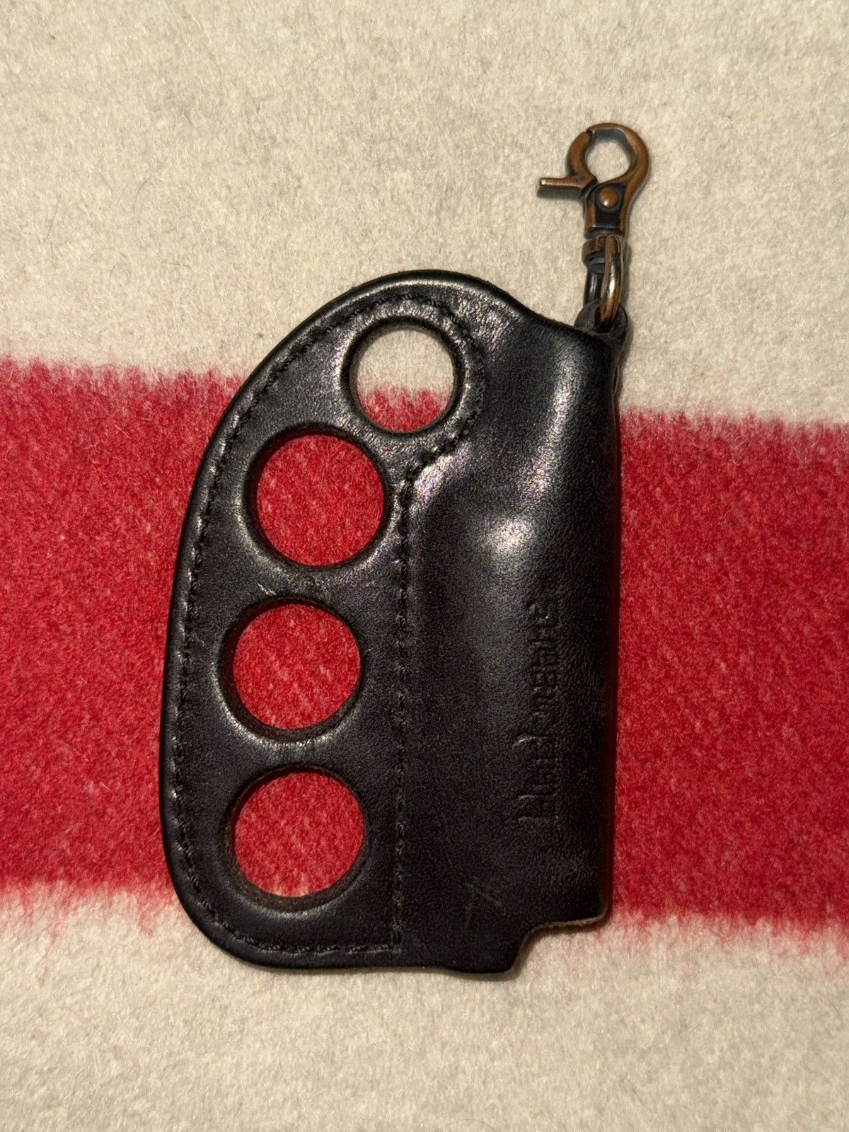 小物 blackmeans LEATHER KNUCKLE LIGHTER CASN BLACKMEANS】 @blackmeans_official “KNUCKLE DUSTERS LIGHTER