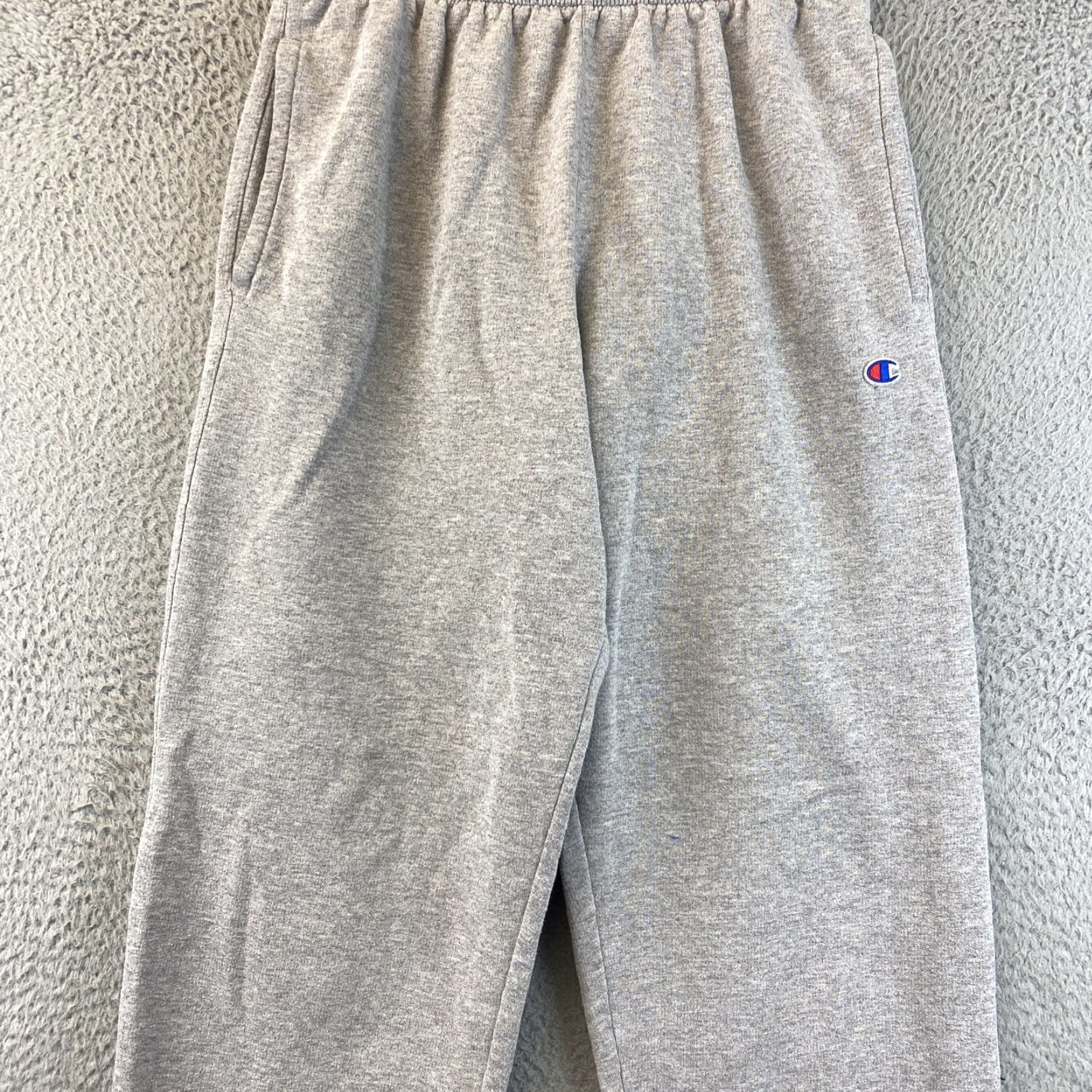Champion Champion Men M Jogger Pants Athletic Sweatpants Gray 2-Pockets Straight /84-54 Size US 31 - 3 Thumbnail