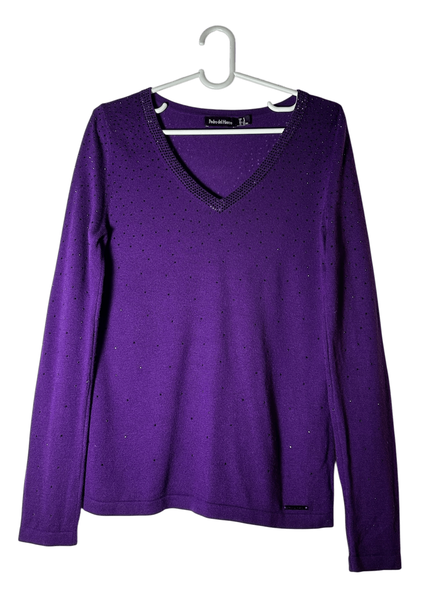 Other Pedro Del Hierro Purple Jumper Size S / US 4 / IT 40 - 1 Thumbnail