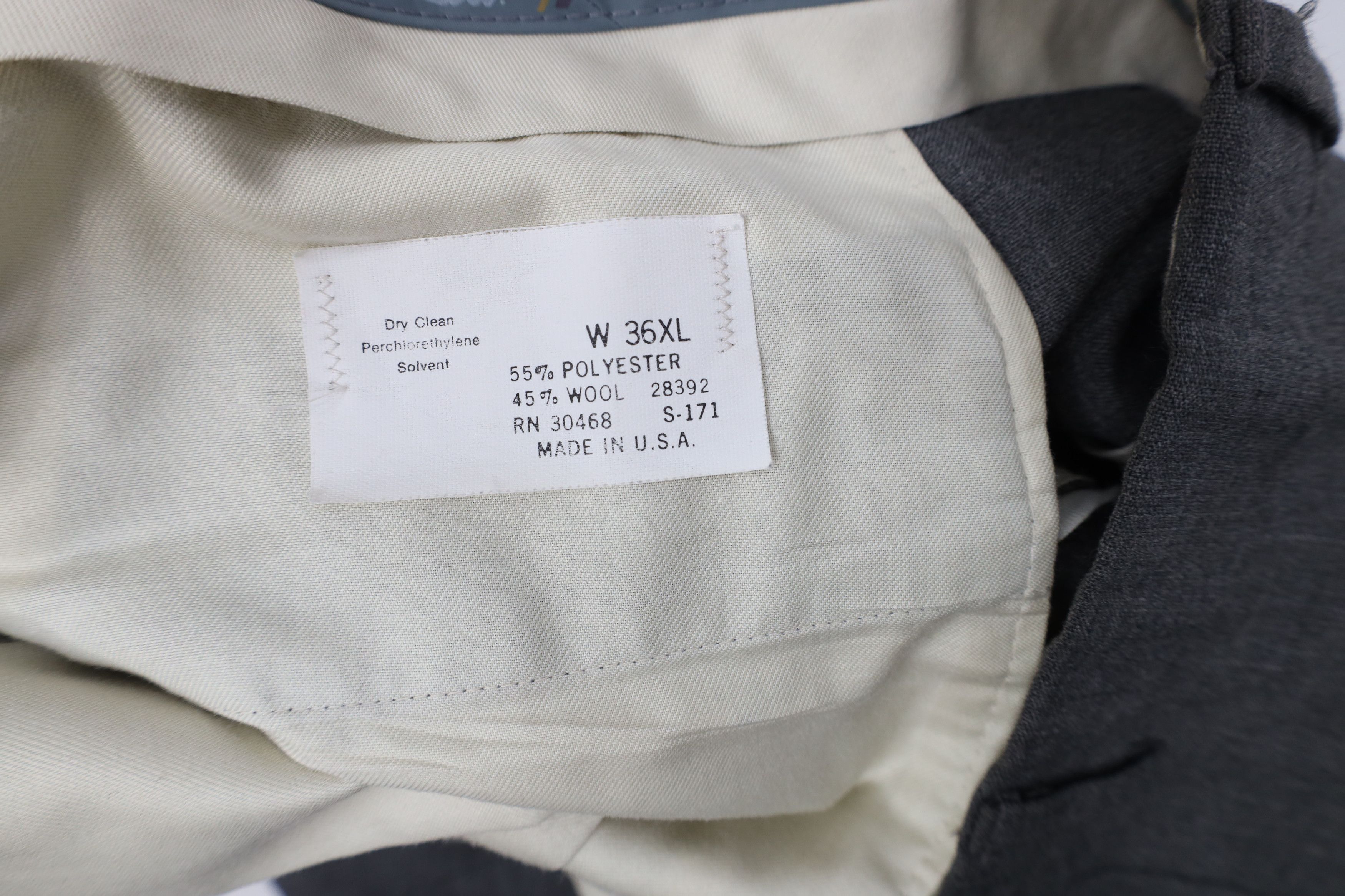 Vintage Vintage 70s Streetwear Chambray Wide Leg Chino Pants USA Size US 36 / EU 52 - 7 Thumbnail