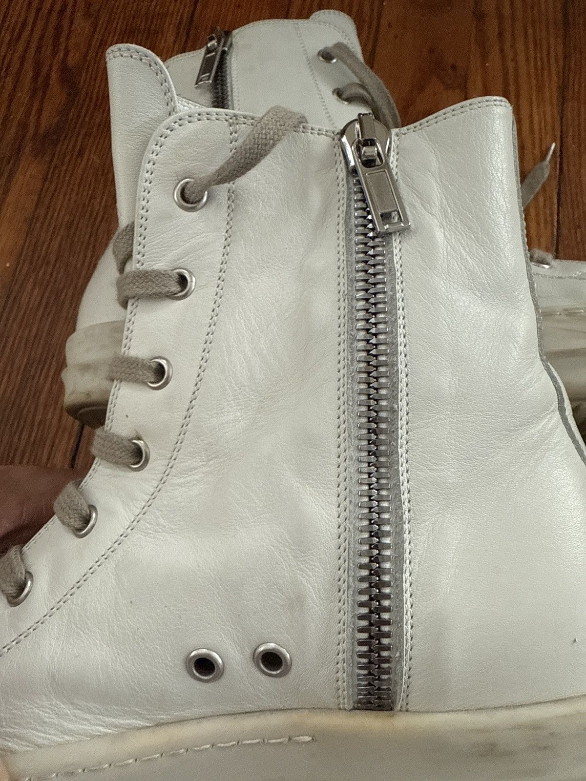 Rick Owens Rick Owens Mainline Ramones Triple Milk IT41.5 Size US 8.5 / EU 41-42 - 6 Thumbnail