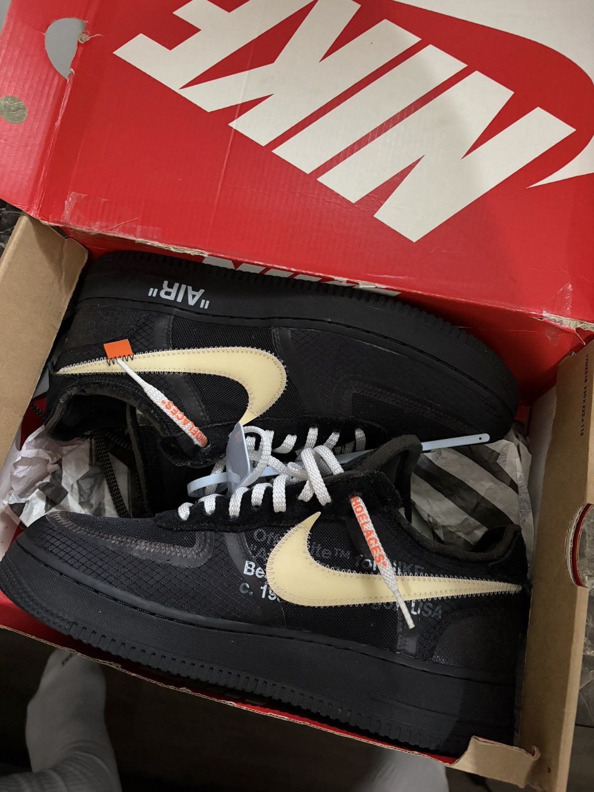 Nike × Off-White Nike air force 1 offwhite Size US 9.5 / EU 42-43 - 12 Thumbnail
