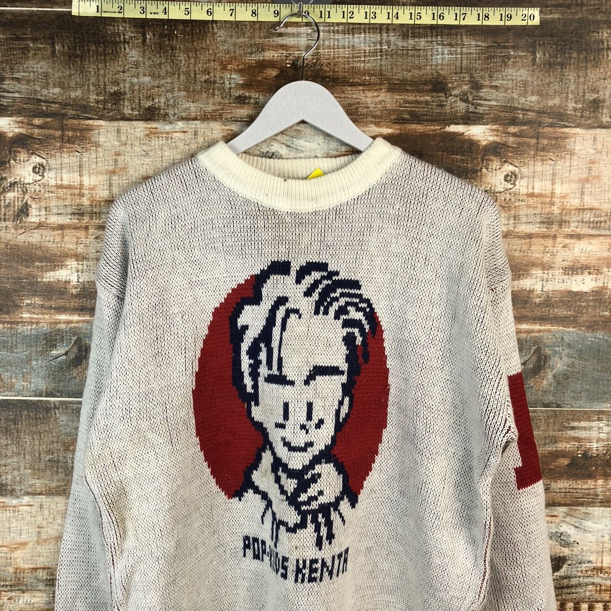 Vintage DLL City Guy Club cartoon japan vintage Grey Knitwear #C167 Size US M / EU 48-50 / 2 - 2 Thumbnail