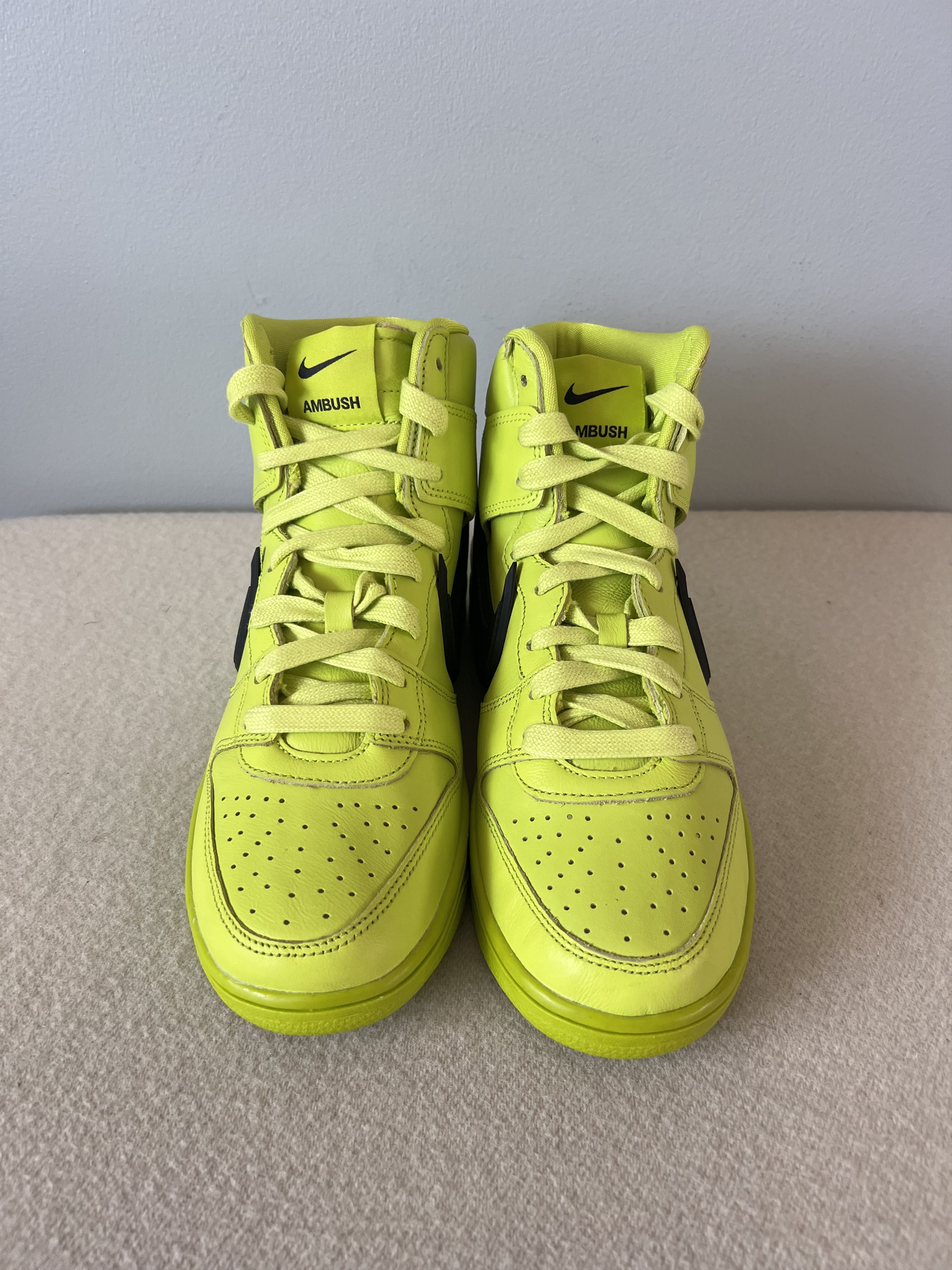 Ambush Nike Dunk Hi in Atomic Green