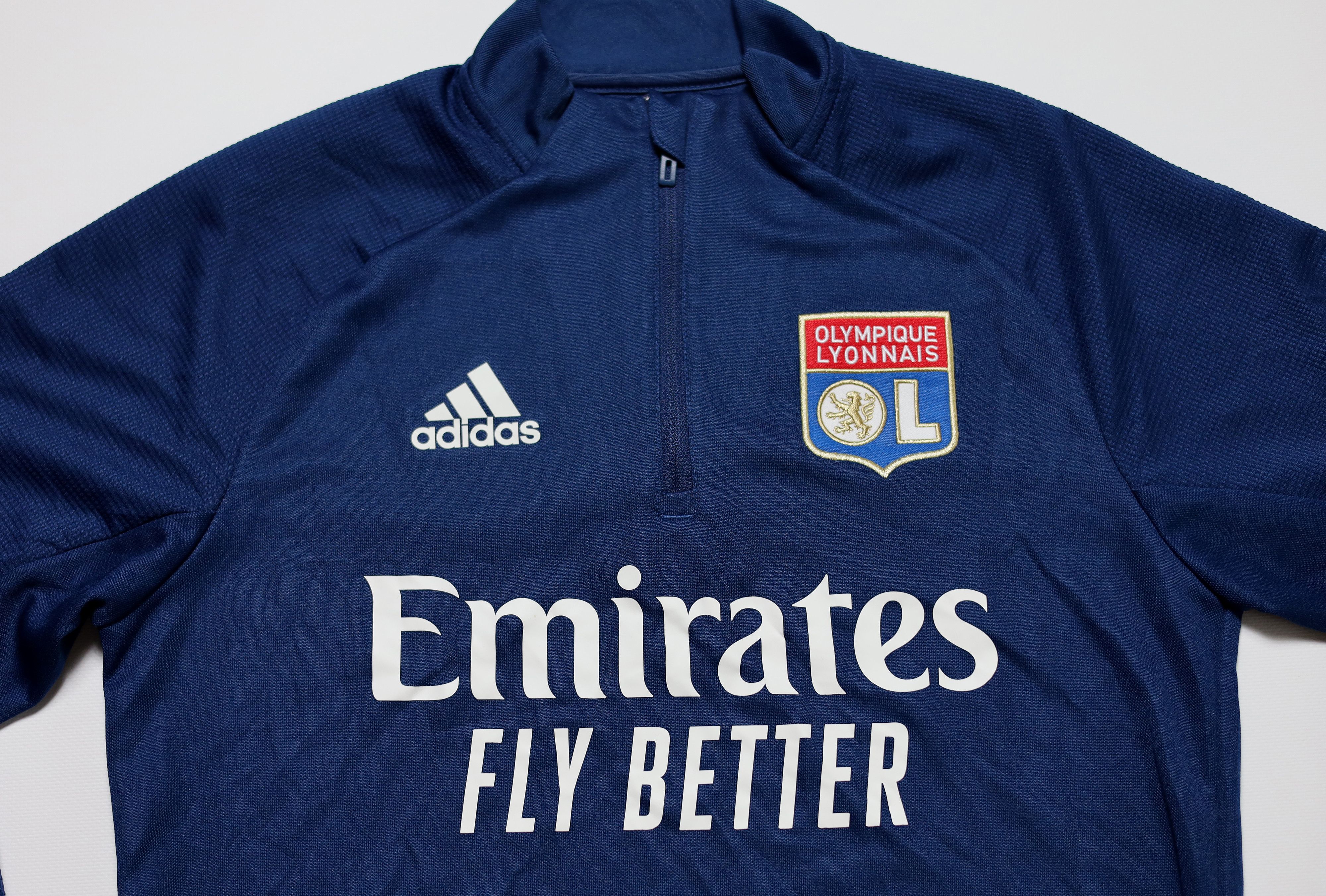 Adidas Olympique Lyon FC Adidas 2020/2021 Football Training Track Size US S / EU 44-46 / 1 - 3 Thumbnail