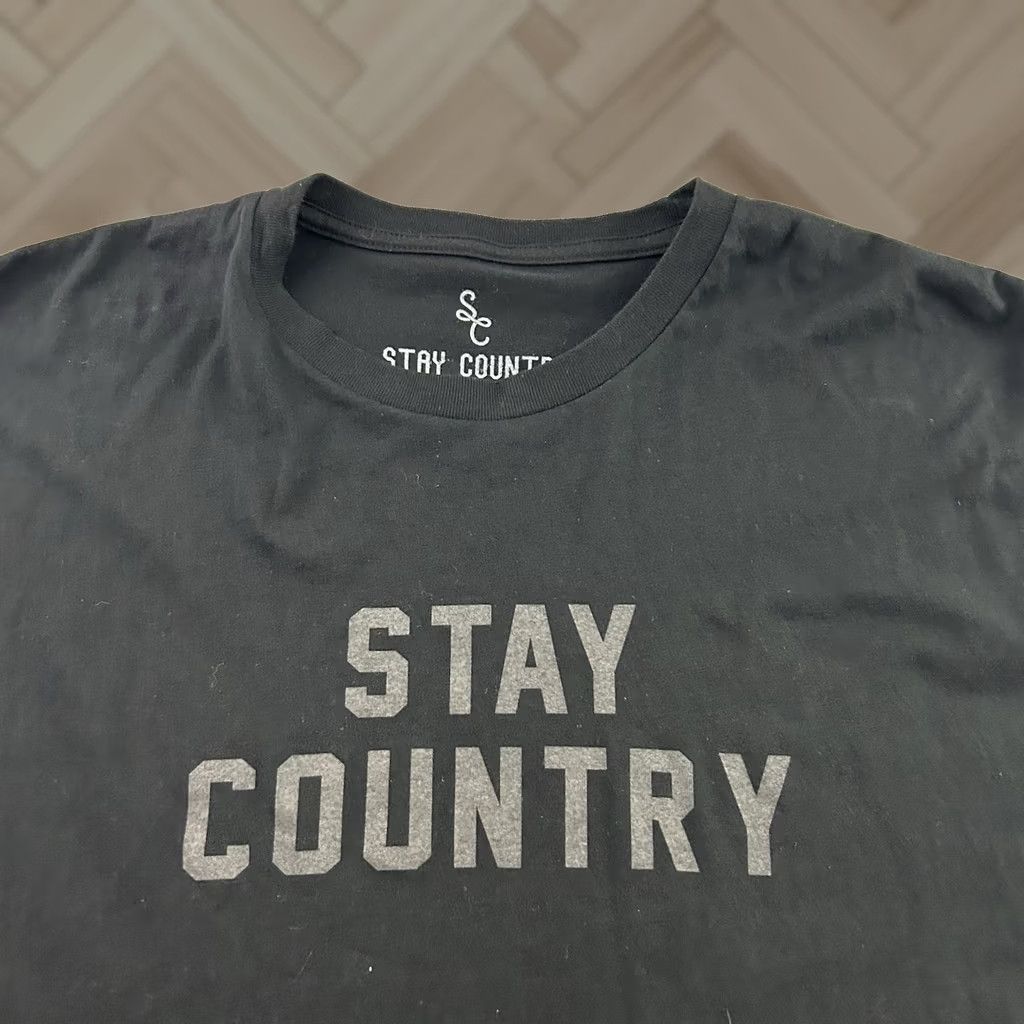 Vintage Stay Country Short Sleeve T Shirt Men's XXL Black Shirt Mens XXL Black Stay Country Shirt Short Sleeve T-Shirt Black XXLTTT Size US XXL / EU 58 / 5 - 1 Thumbnail
