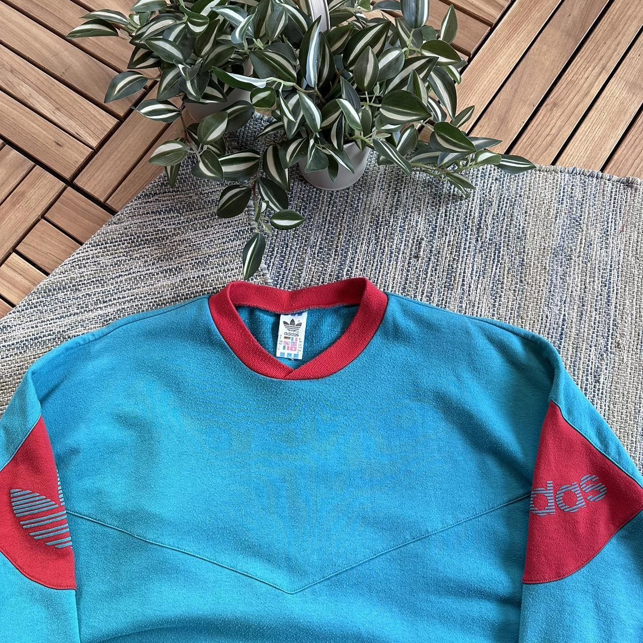 Adidas Vintage 90s Adidas Big Logo Baggy Sweatshirt Size US M / EU 48-50 / 2 - 3 Thumbnail