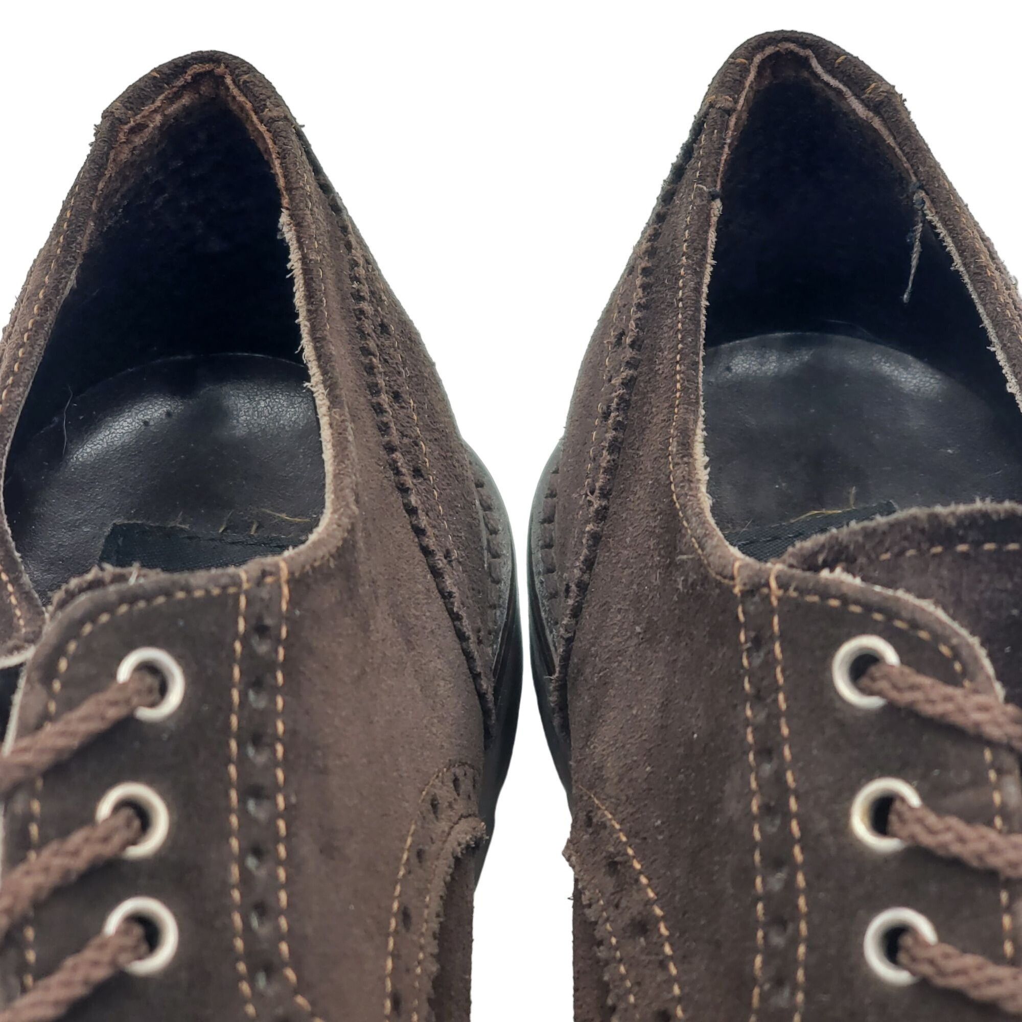 To Boot New York To Boot Adam Derrick Italy Men 11.5 Brown Suede Dress Shoes Size US 11.5 / EU 44-45 - 9 Thumbnail