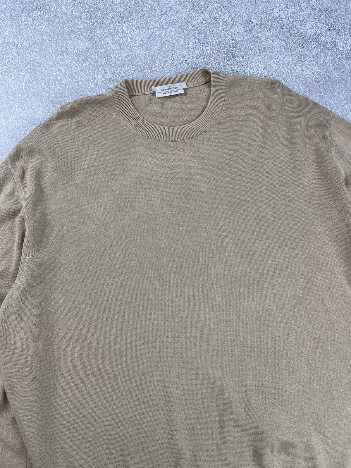 Ermenegildo Zegna Ermenegildo Zegna Cotton Knit Sweater Men’s Size US XL / EU 56 / 4 - 5 Thumbnail