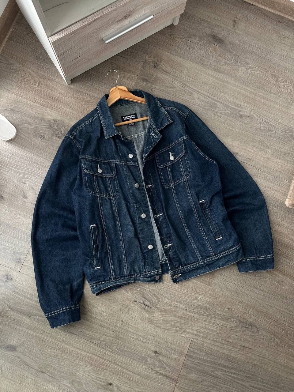 Polo Ralph Lauren × Vintage Vintage Polo Jeans Company PRL Denim Faded Pocket Jacket Size US L / EU 52-54 / 3 - 5 Thumbnail