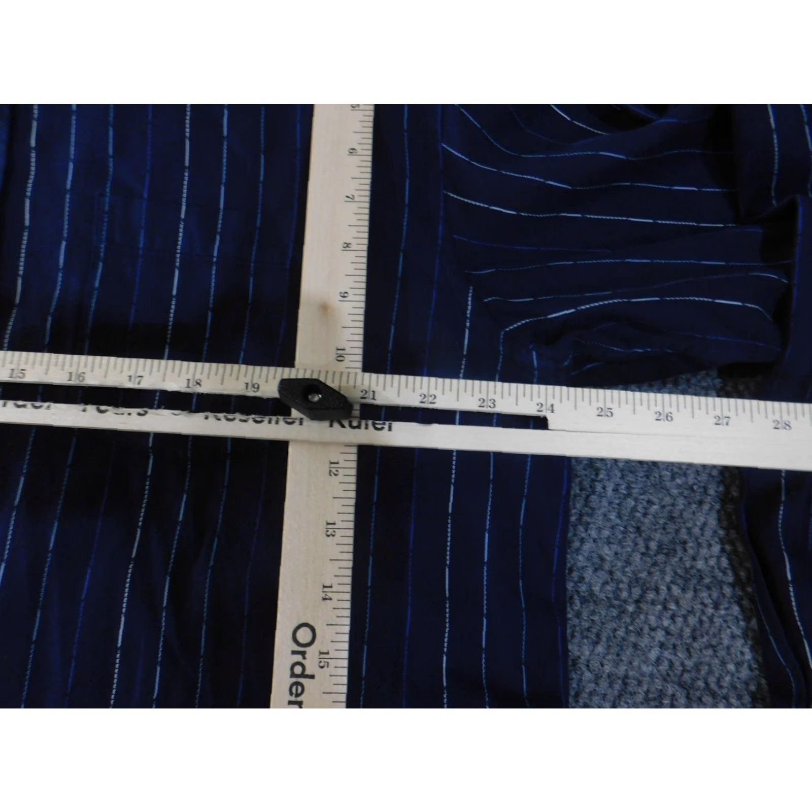 BUGATCHI Bugatchi Shirt Mens 2XL Blue Striped Long Sleeve Button-Up Classic Cotton Top Size US XXL / EU 58 / 5 - 5 Thumbnail