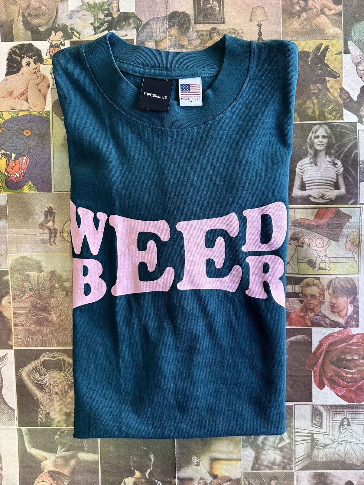 Freshjive Freshjive Weed & Beer Tee Size US M / EU 48-50 / 2 - 3 Thumbnail