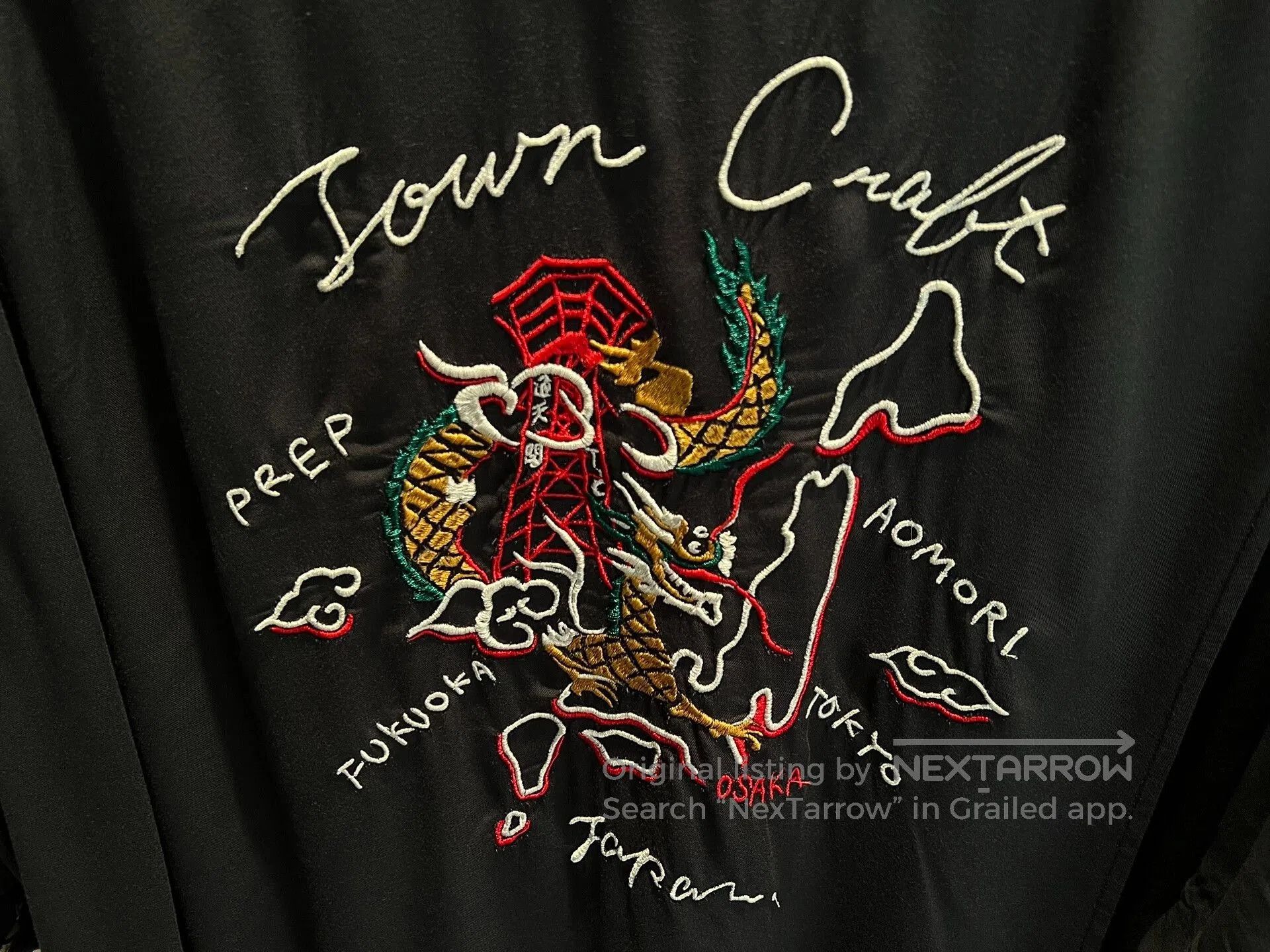 Towncraft towncraft x freaks store embroidered short sleeve shirt. Size US L / EU 52-54 / 3 - 6 Thumbnail