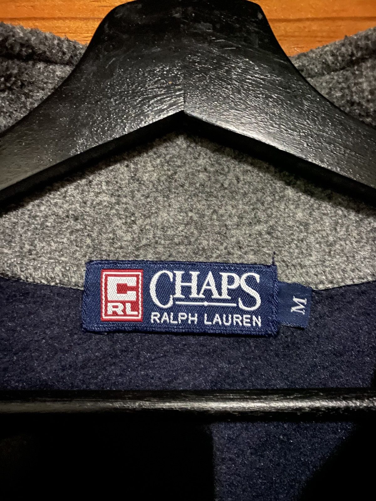 Chaps Ralph Lauren Vintage Chaps Ralph Lauren Fleece Pullover | Navy Blue Size US M / EU 48-50 / 2 - 8 Thumbnail
