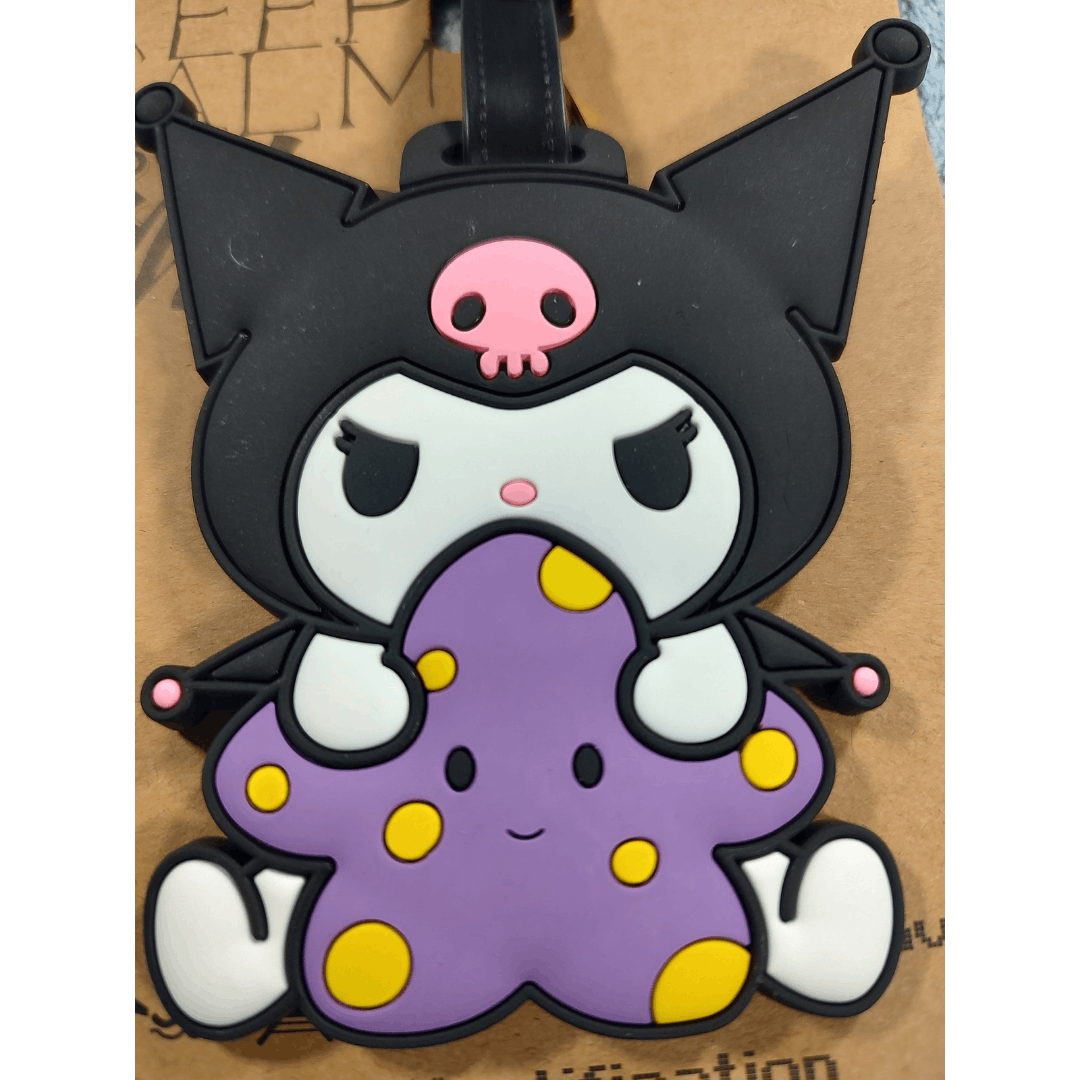 Japanese Brand Kuromi Luggage Name Tag Size ONE SIZE - 2 Thumbnail