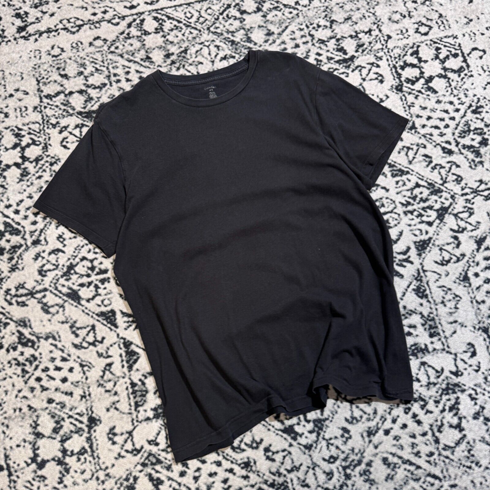 Calvin Klein × Vintage Vintage Calvin Klein Black Cotton T-Shirt Size M Y2K 90s Size US M / EU 48-50 / 2 - 3 Thumbnail