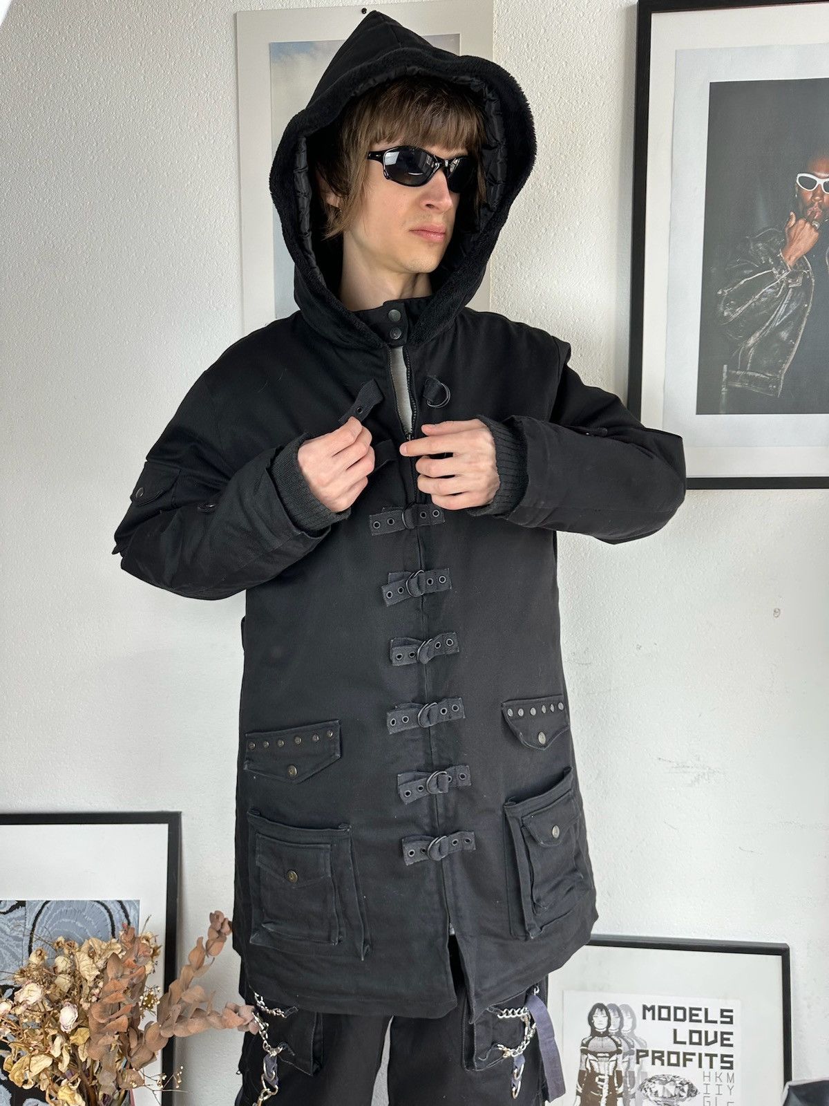 Japanese Brand × Tripp NYC Crazy Vintage Y2K Tripp NYC style jacket Gothic Punk Opium Size US L / EU 52-54 / 3 - 5 Thumbnail