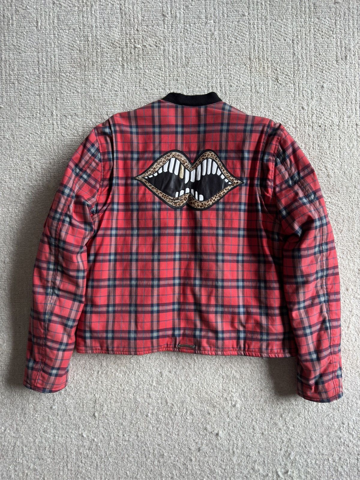 Chrome Hearts CHROME HEARTS mattyboy limited red plaid down jacket Size US XXL / EU 58 / 5 - 2 Thumbnail