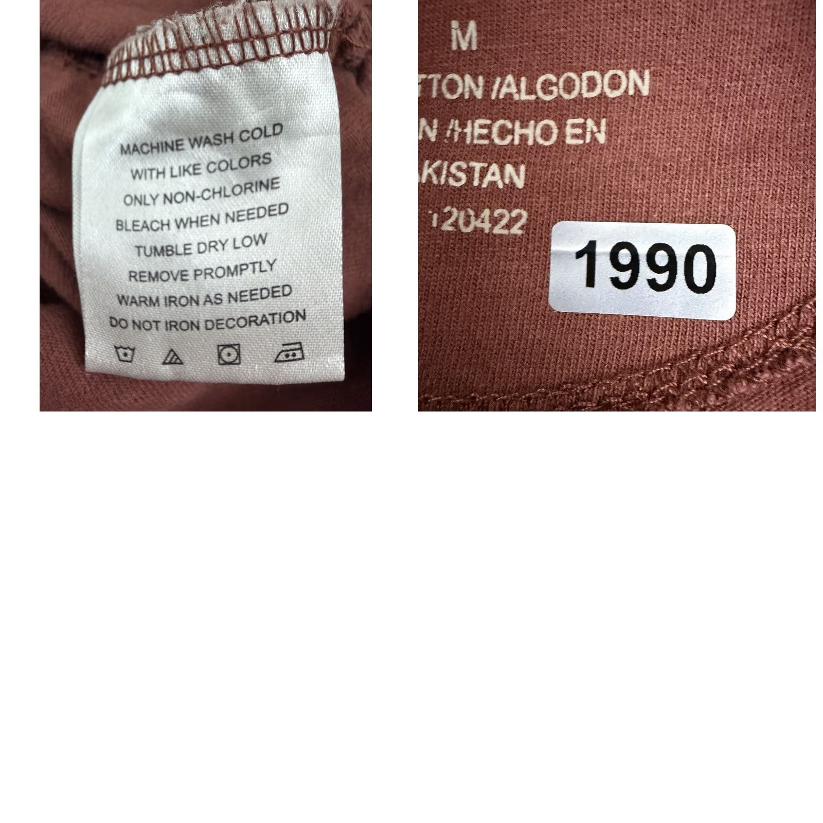 Etro Sun River Clothing Co. Shirt Mens Medium Red Ochre Brown Long Sleeve T-shirt Farming Retro Outdoor Nature Size US M / EU 48-50 / 2 - 9 Thumbnail