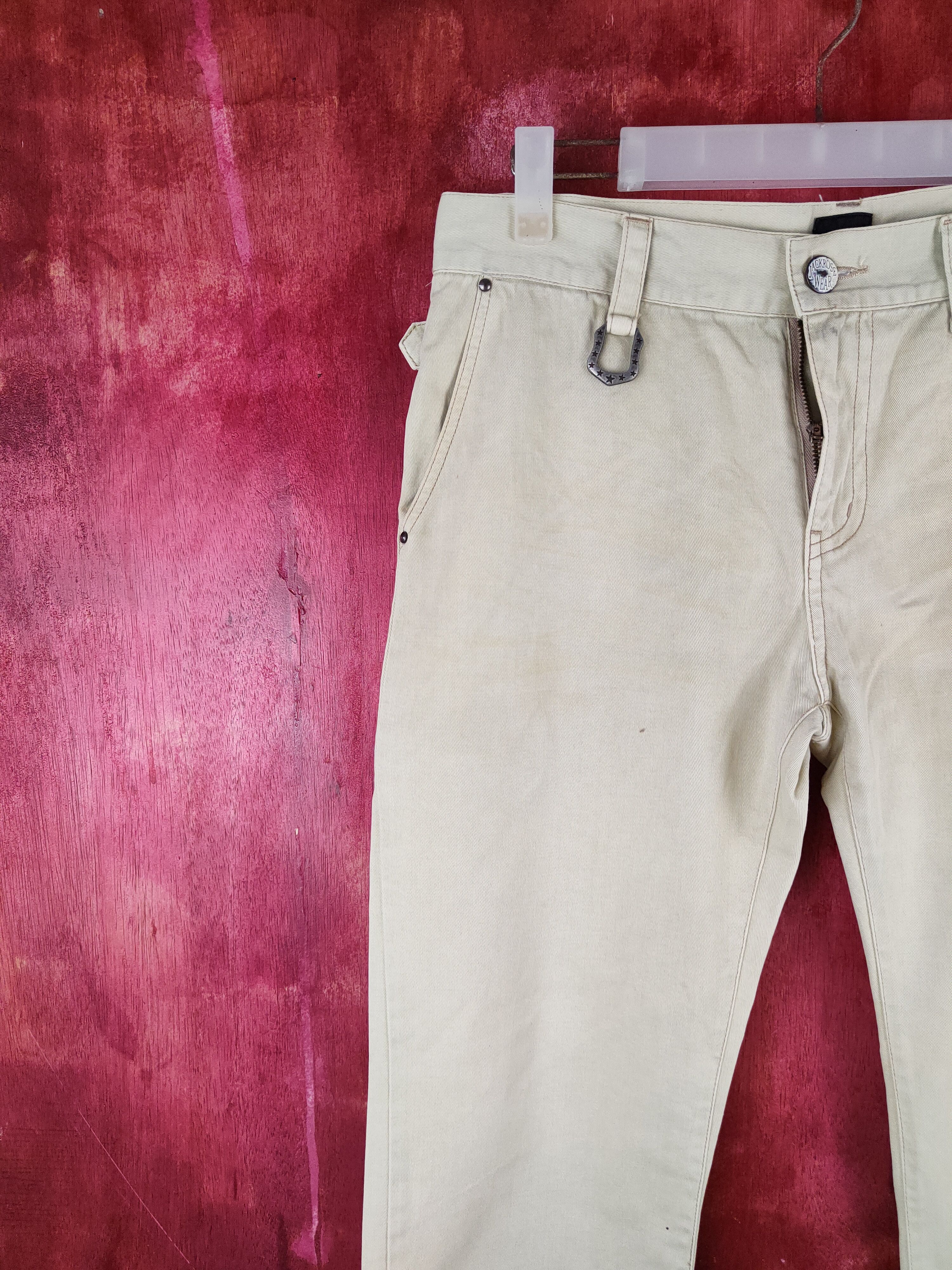 JACKROSE × Japanese Brand Jack Rose Beige Multipocket Casual Pants #S1476 Size 29" - 3 Thumbnail