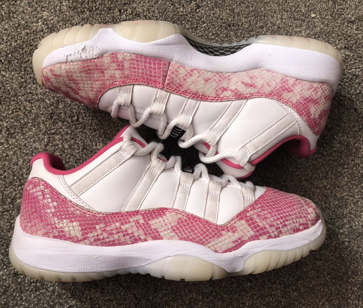 Jordan Brand Air Jordan 11 Retro Pink Snakeskin – Women’s Size 9 Size US 9 / EU 42 - 6 Thumbnail