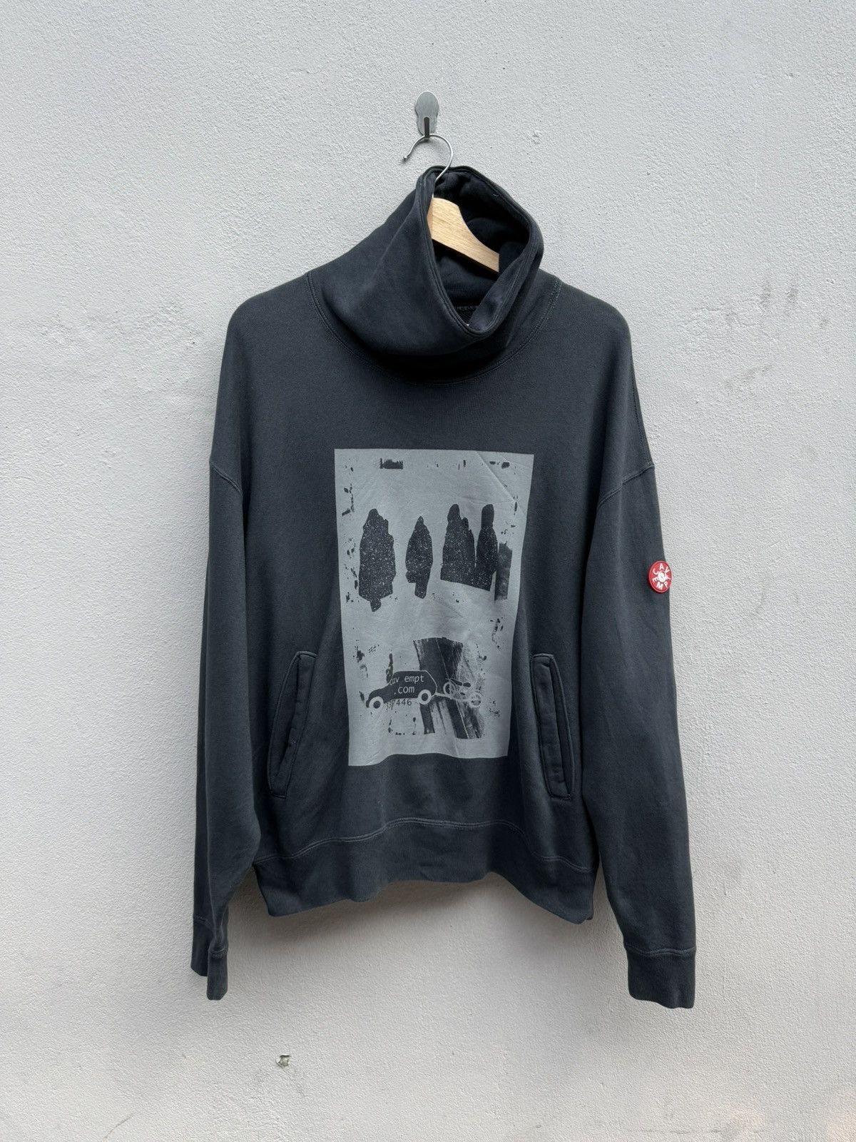 Cav Empt CAV EMPT 20XIX Garment Dyed Monster Neck Baggy Jumper Size US M / EU 48-50 / 2 - 7 Thumbnail