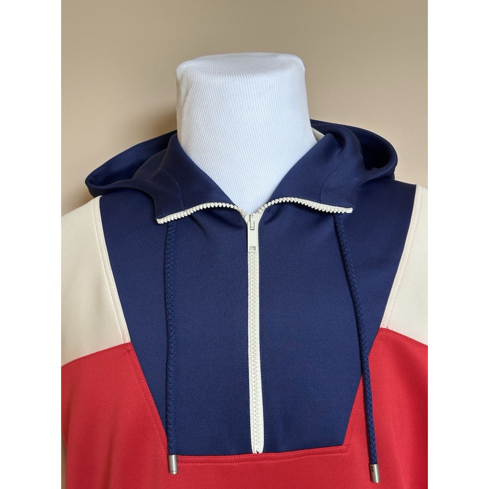 Gucci Gucci Men's Red/White/Blue Jacket with Hoodie Small 706413 Size US S / EU 44-46 / 1 - 3 Thumbnail
