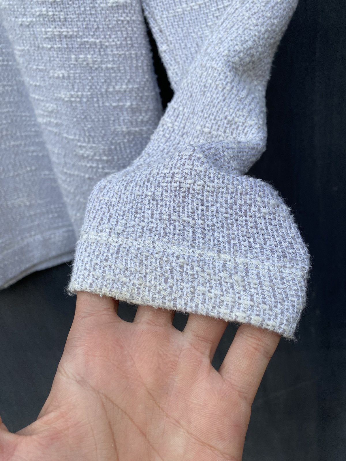 Our Legacy Our Legacy SS16 G/W Pique Boucle sweatshirt size 48 Size US M / EU 48-50 / 2 - 6 Thumbnail