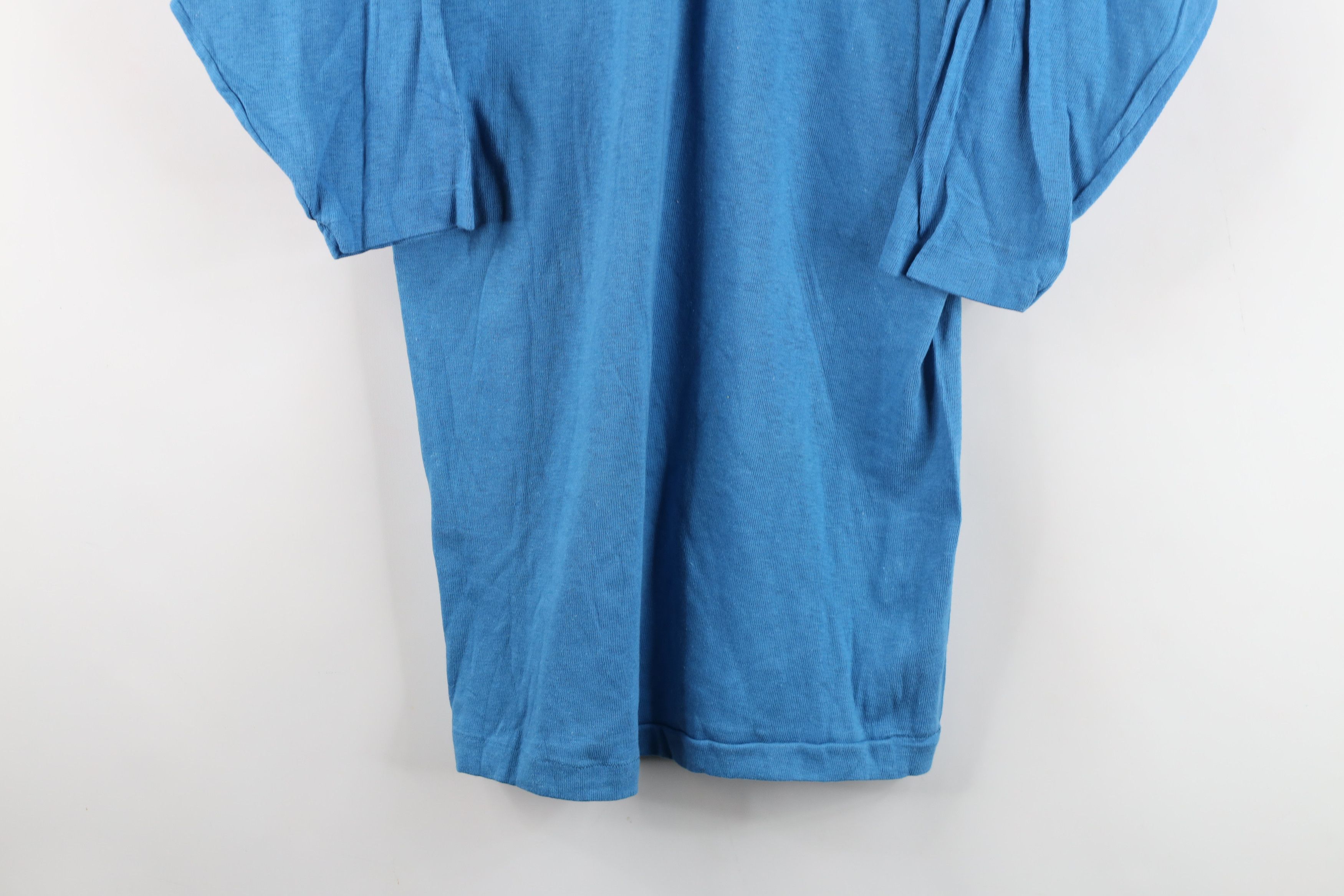 Vintage Deadstock Vintage 60s 70s Football Jersey T-Shirt Blue USA Size US S / EU 44-46 / 1 - 3 Thumbnail