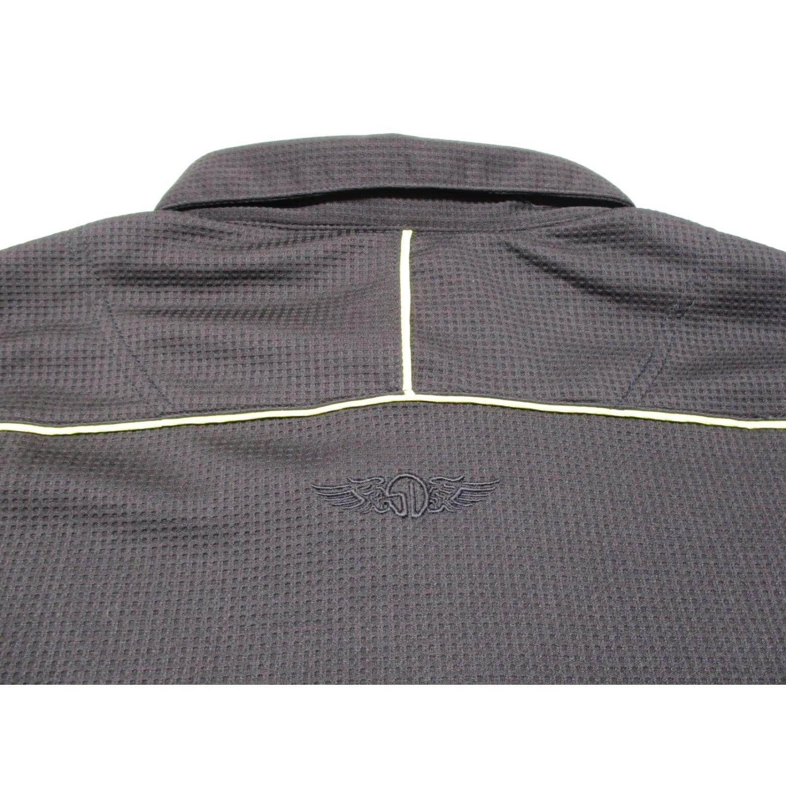 Vintage Straight Down Golf Polo Shirt Adult Medium Black Yellow Stripe Shirt Polo Minimize Extra Text Size US M / EU 48-50 / 2 - 7 Thumbnail