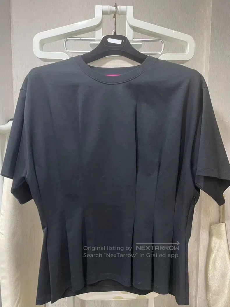 Valentino Valentino Black waist t-shirt Size L / US 10 / IT 46 - 1 Thumbnail