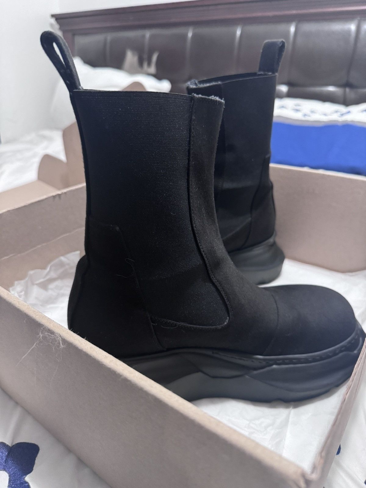 Rick Owens Rick Owens DRKSHDW Beatle Abstract Boots Size US 8.5 / EU 41-42 - 14 Thumbnail