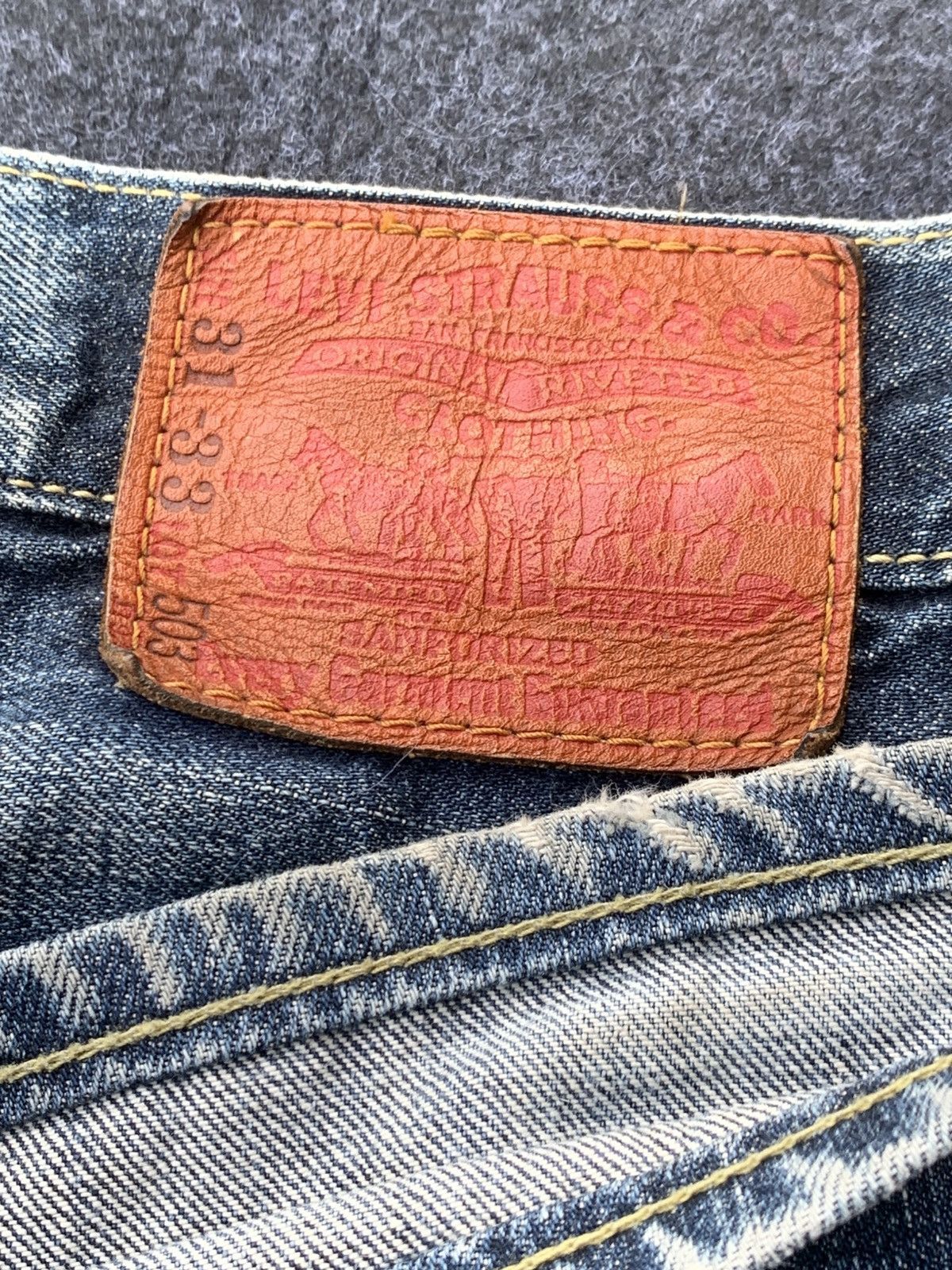 Levi's Y2K Levi’s 503 – CRAZY VINTAGE FADE 🔥 Size US 31 - 5 Thumbnail