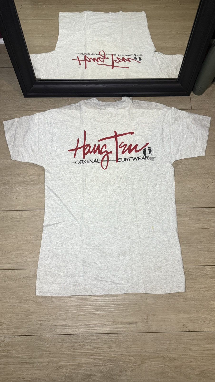 Hang Ten Vintage / Y2K 1990s Hang Ten SpellOut Logo Shirt Size US XL / EU 56 / 4 - 1 Thumbnail