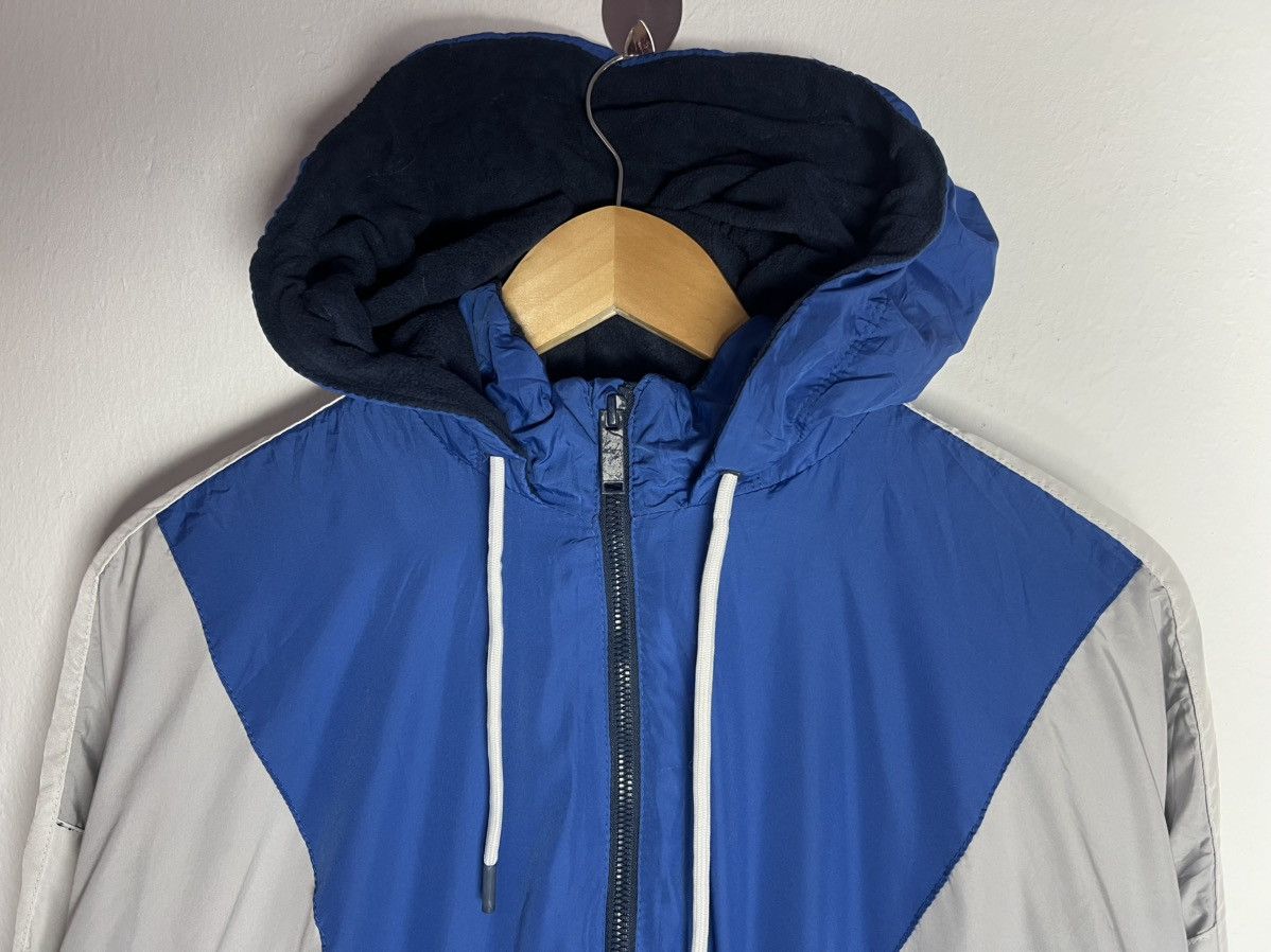 Bershka Bershka Retro Blue Windbreaker Jacket Size US S / EU 44-46 / 1 - 4 Thumbnail