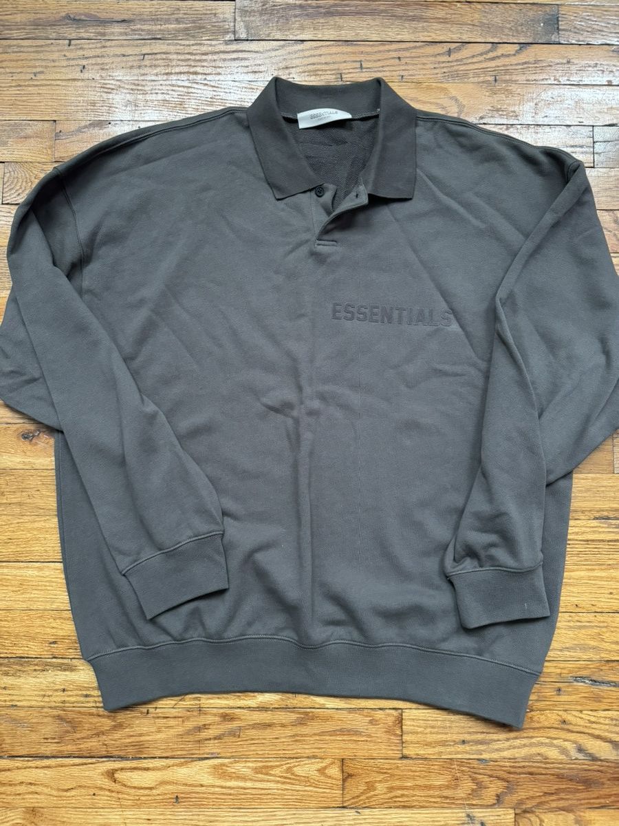 image of Fear Of God x Fog Dark Brown Rugby, Men's (Size Large)