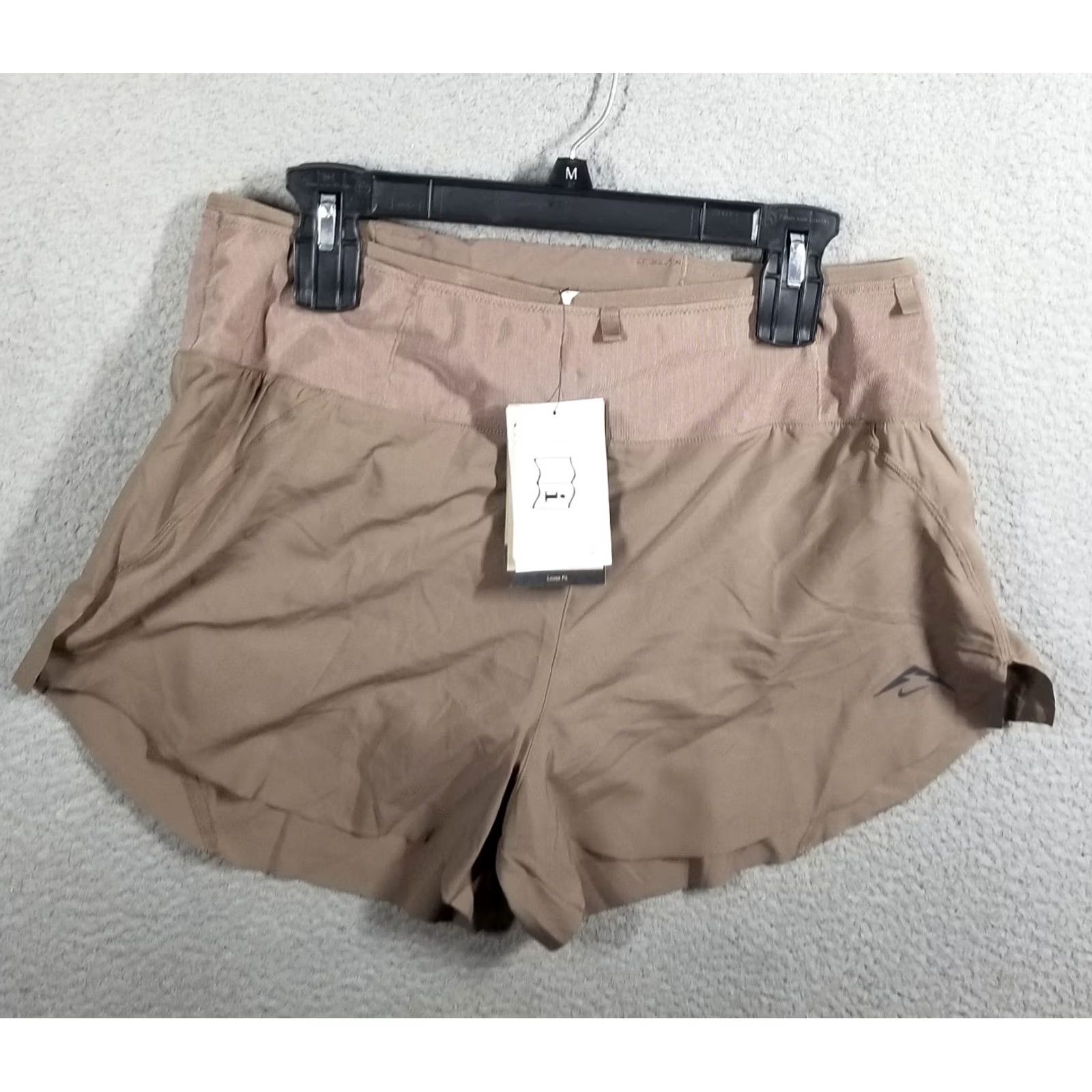 Nike Nike Trail Dri-FIT Running Shorts Brown Women Large HM0280-233 Size 36" / US 14 / IT 50 - 2 Thumbnail