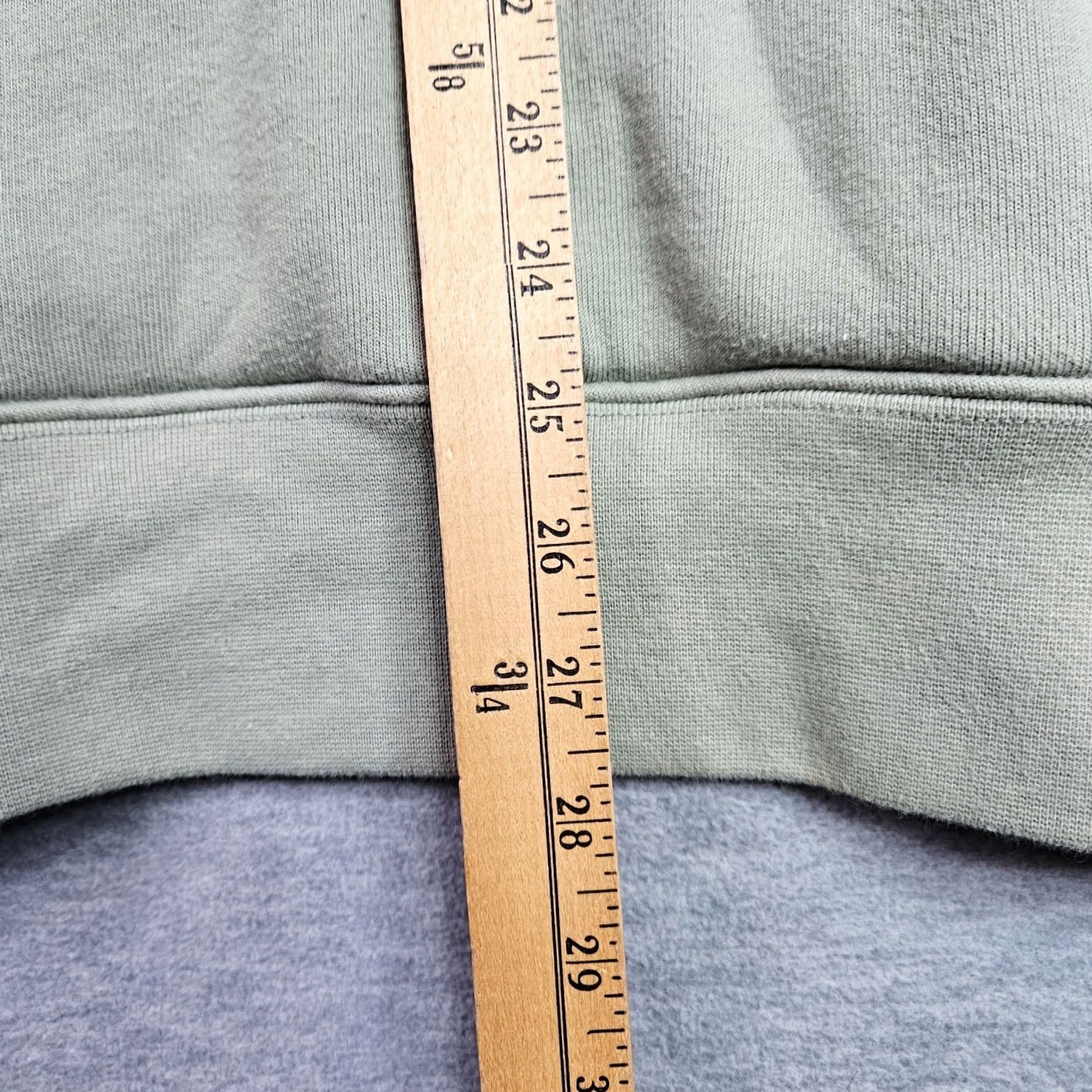 Alo ALO Sweatshirt Women’s M Sage Green Crewneck Pullover Activewear Cotton Polyester Fleece Logo Raglan Sleeve Regular Vintage No Size M / US 6-8 / IT 42-44 - 4 Thumbnail