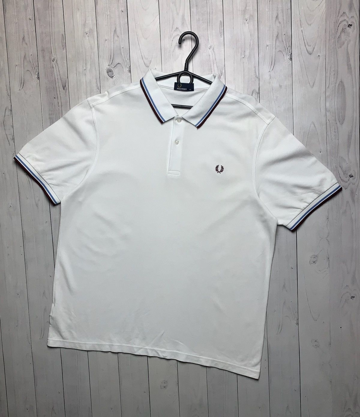 Fred Perry × Vintage Vintage Fred Perry size XXl polo white Size US XXL / EU 58 / 5 - 1 Thumbnail