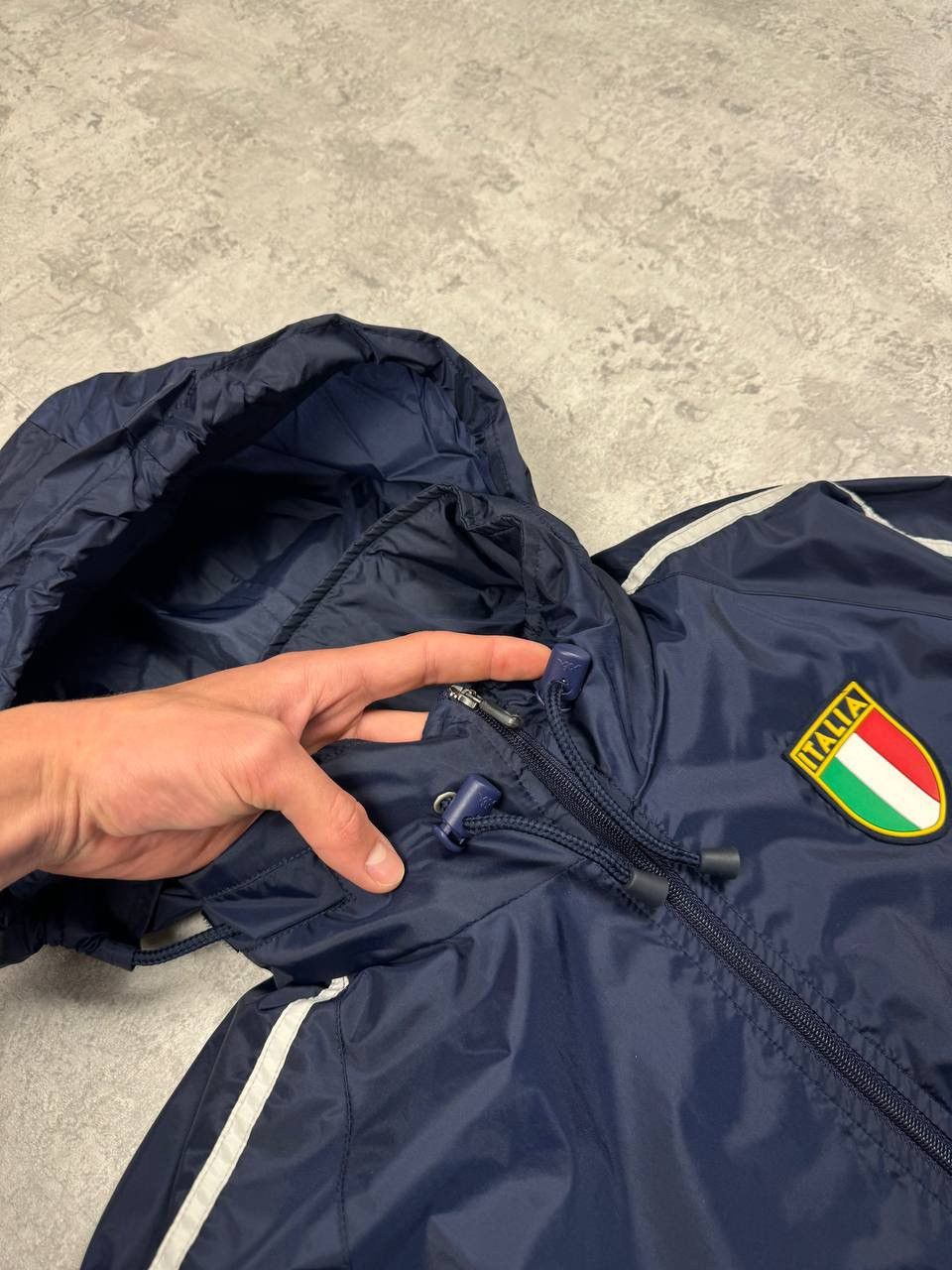 Kappa 2002 Italy World Cup Kappa Sideline Training Navy Jacket Size US M / EU 48-50 / 2 - 10 Thumbnail