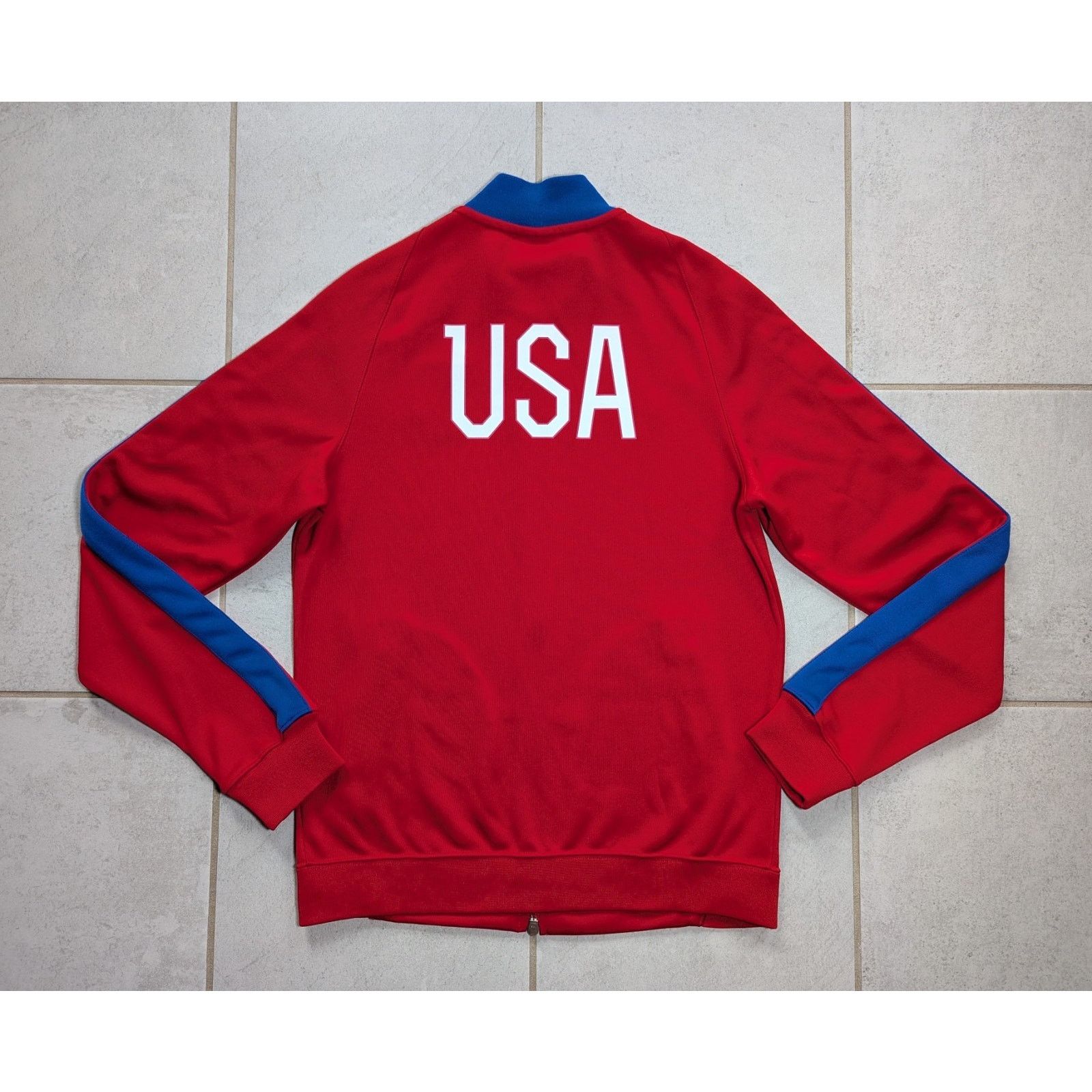 Nike Nike Men's Small USA Soccer Zip Jacket 2014 World Cup USMNT Size US S / EU 44-46 / 1 - 7 Thumbnail