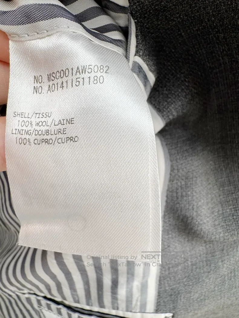 Thom Browne Thom Browne Charcoal Gray Coat Size US S / EU 44-46 / 1 - 7 Thumbnail
