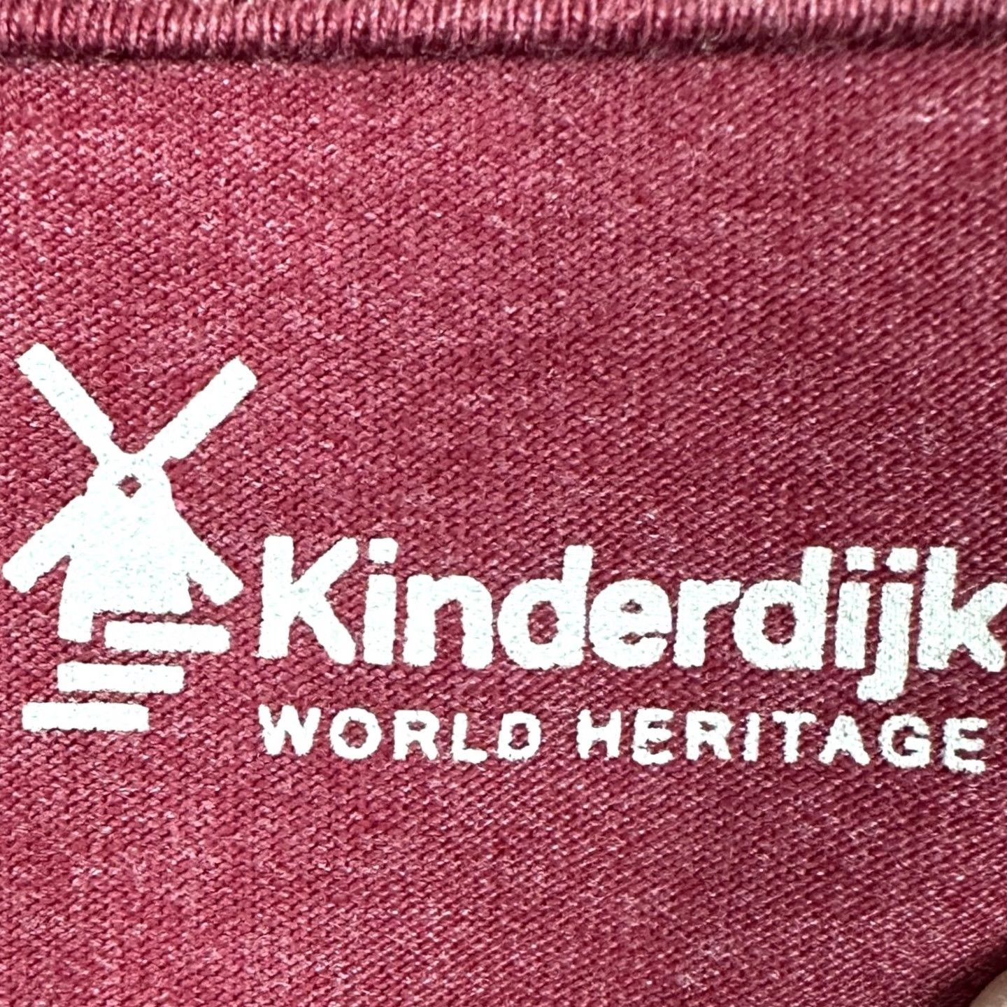 Vintage Kinderdijk World Heritage T-Shirt Short Sleeve Tee Men Medium Red Crewneck NEW Size US M / EU 48-50 / 2 - 4 Thumbnail
