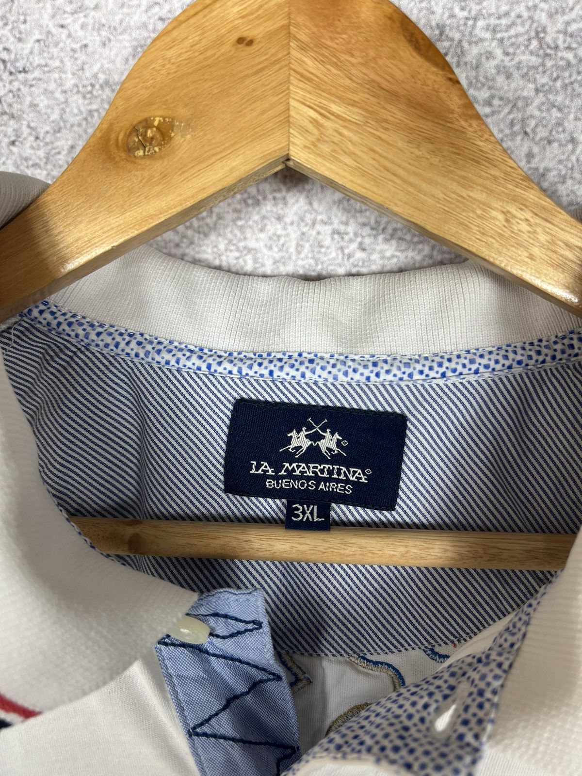 La Martina Vintage La Martina Buenos Airos France Polo Shirt Size US XXL / EU 58 / 5 - 6 Thumbnail