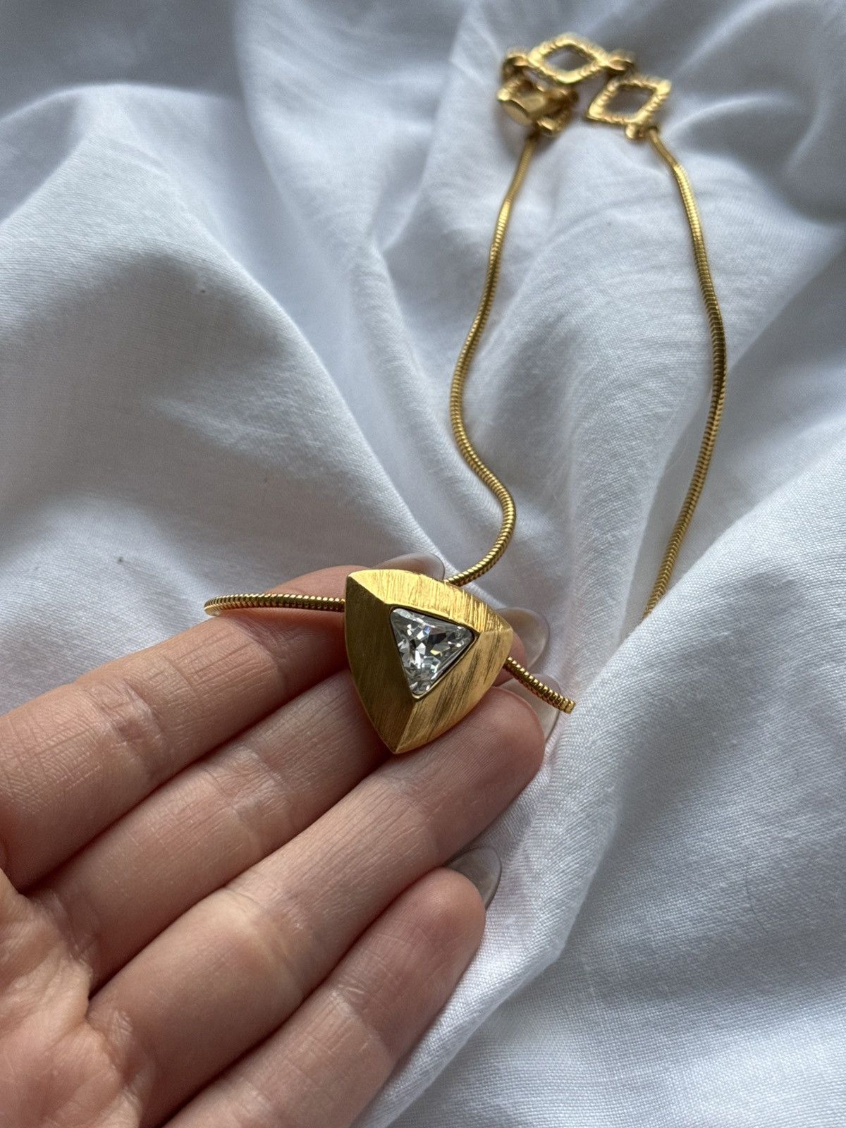 Yves Saint Laurent Yves Saint Laurent YSL Arty 1980 Swarovski Necklace Size ONE SIZE - 3 Thumbnail