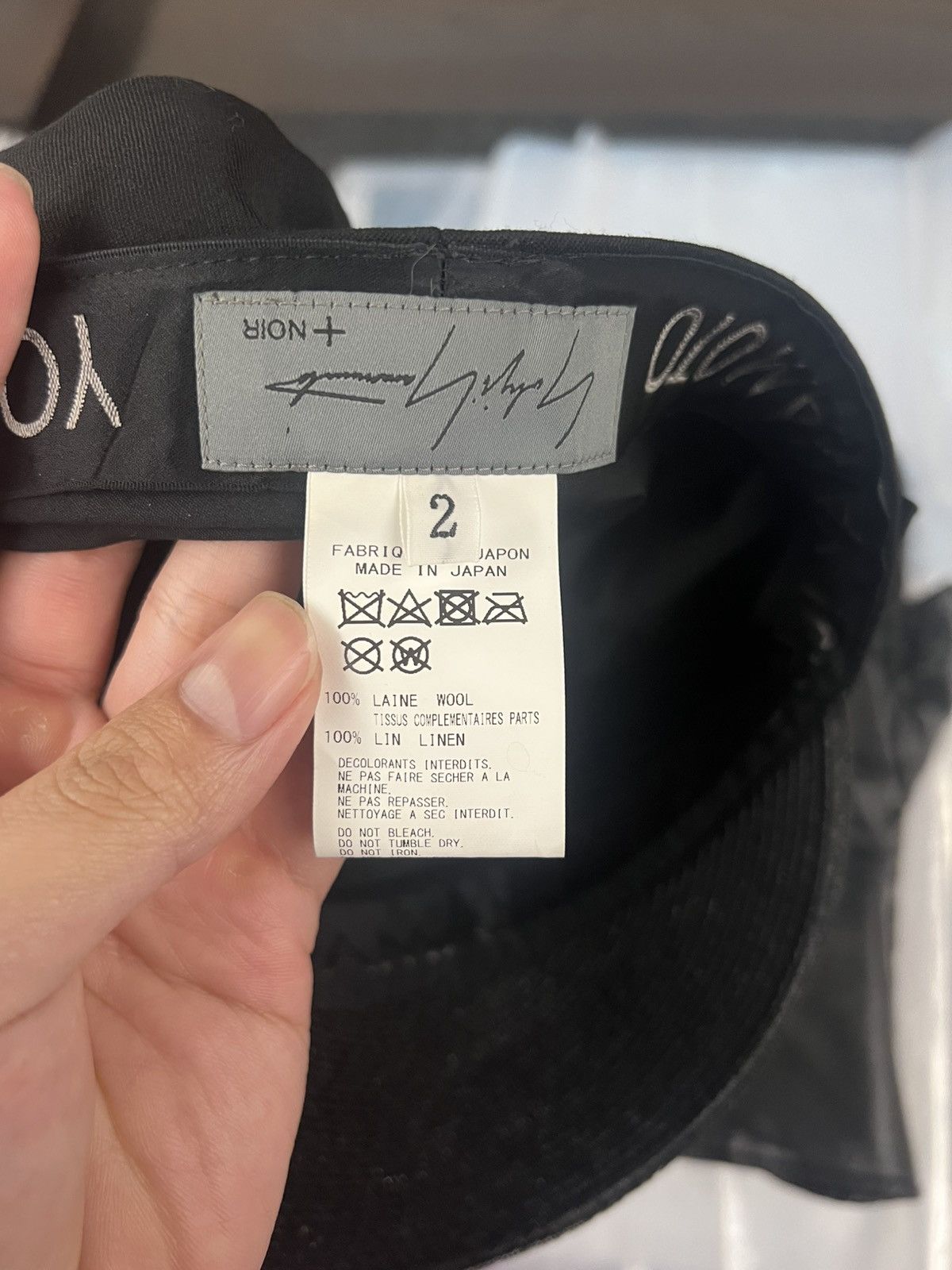Yohji Yamamoto Yohji Yamamoto - W/GABARDINE STRAP SAILOR CAP Size ONE SIZE - 12 Thumbnail