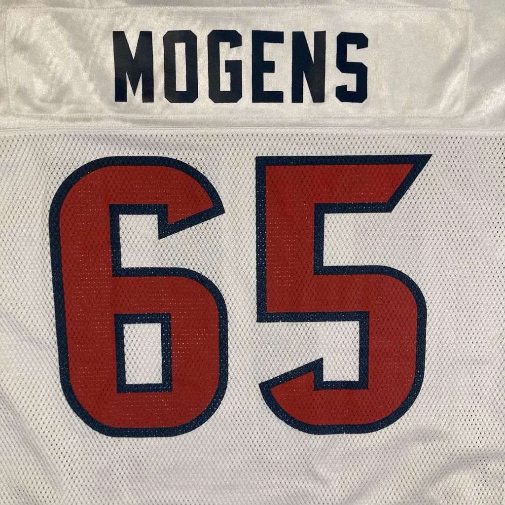 NFL Houston Texas NFL White Jersey Shirt Tee Mogens Krogh Size US XL / EU 56 / 4 - 10 Thumbnail